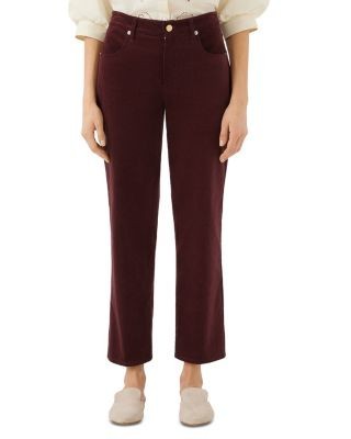 Karen Kane High Rise Corduroy Ankle Pants