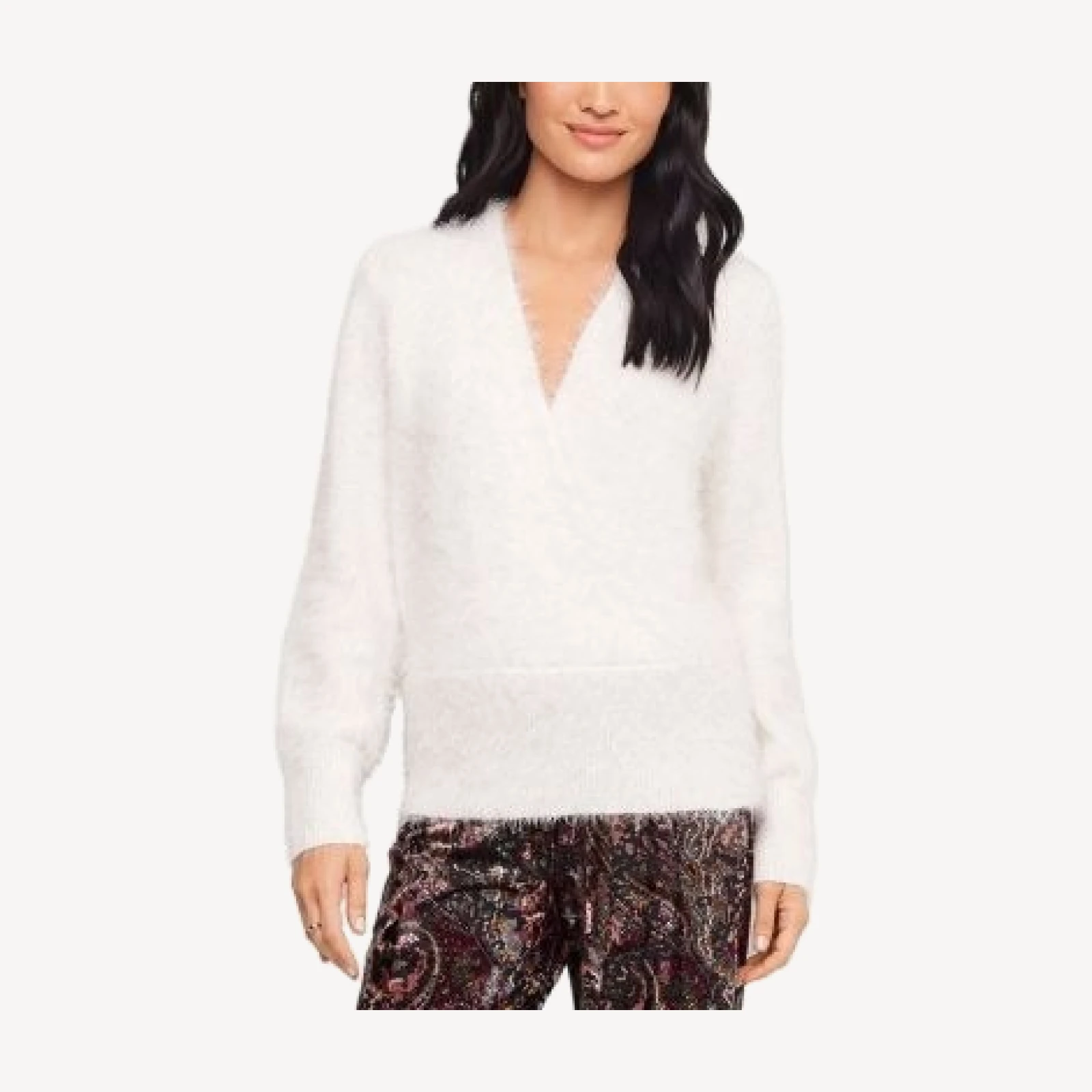 Karen Kane Eyelash Wrap Sweater