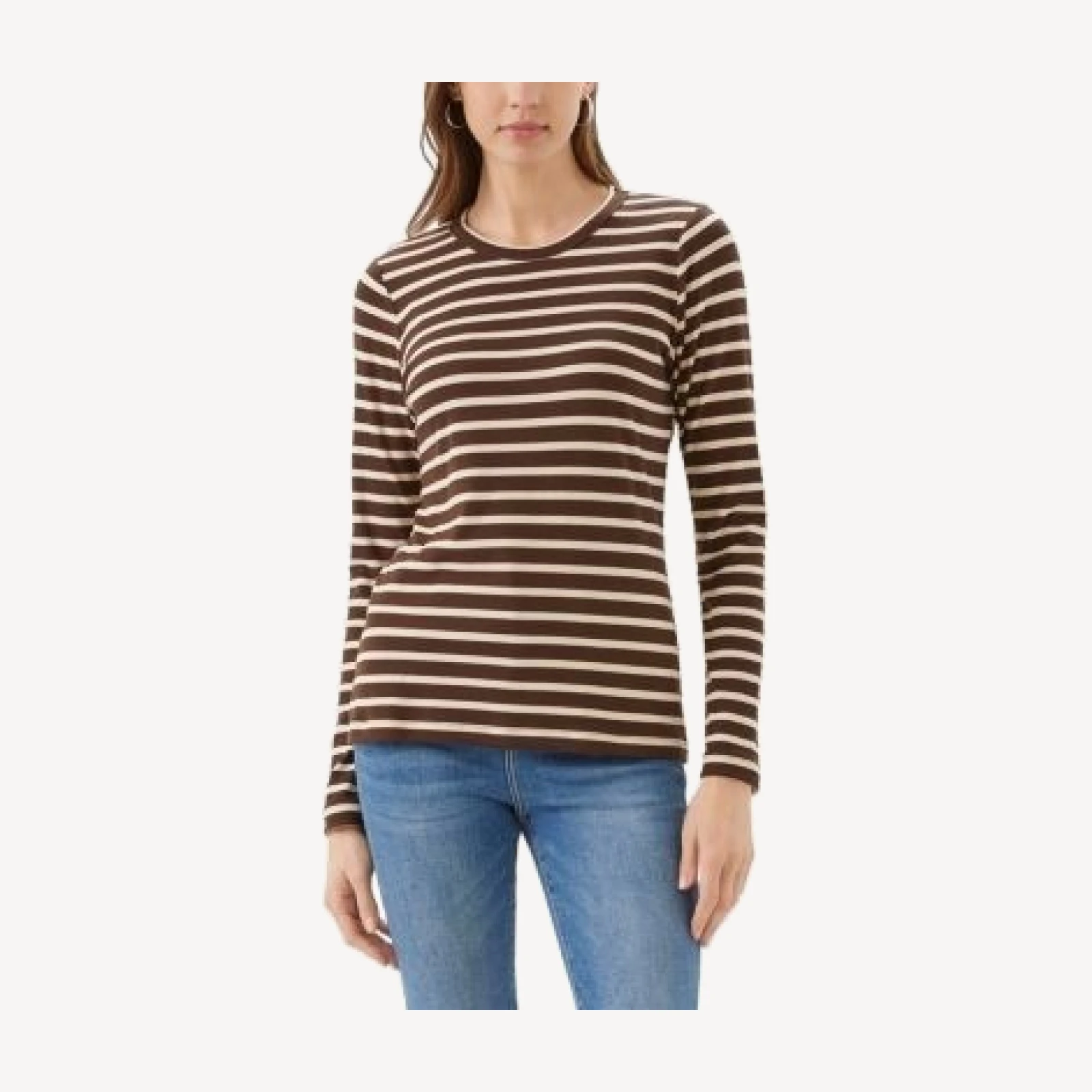 Karen Kane Crewneck Long Sleeve Top
