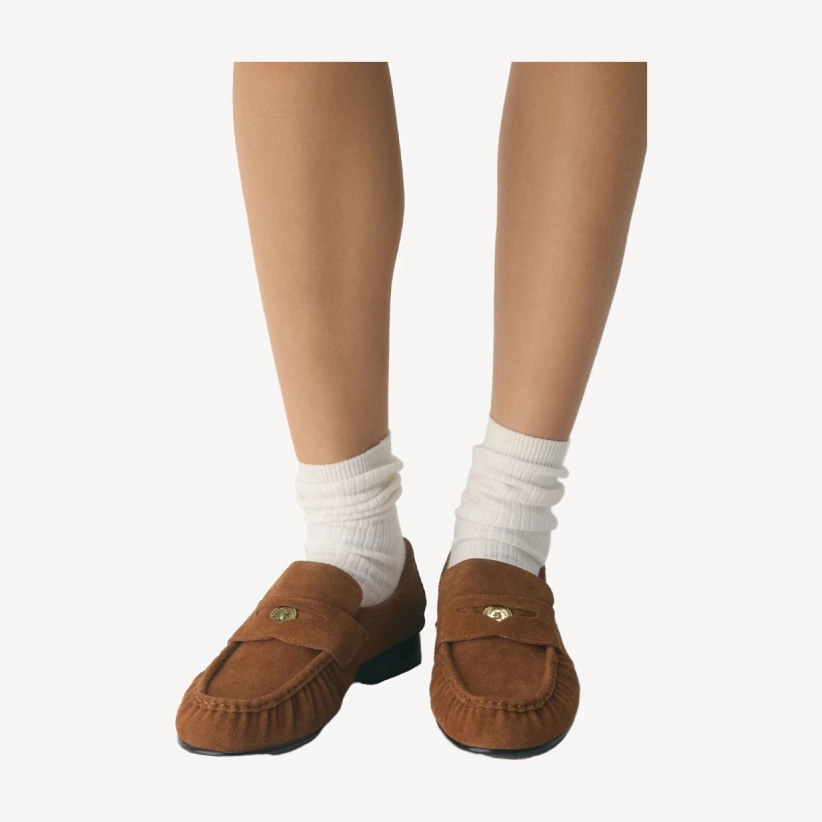 G.H.BASS x Aritzia Spence Loafer - Suede Leather