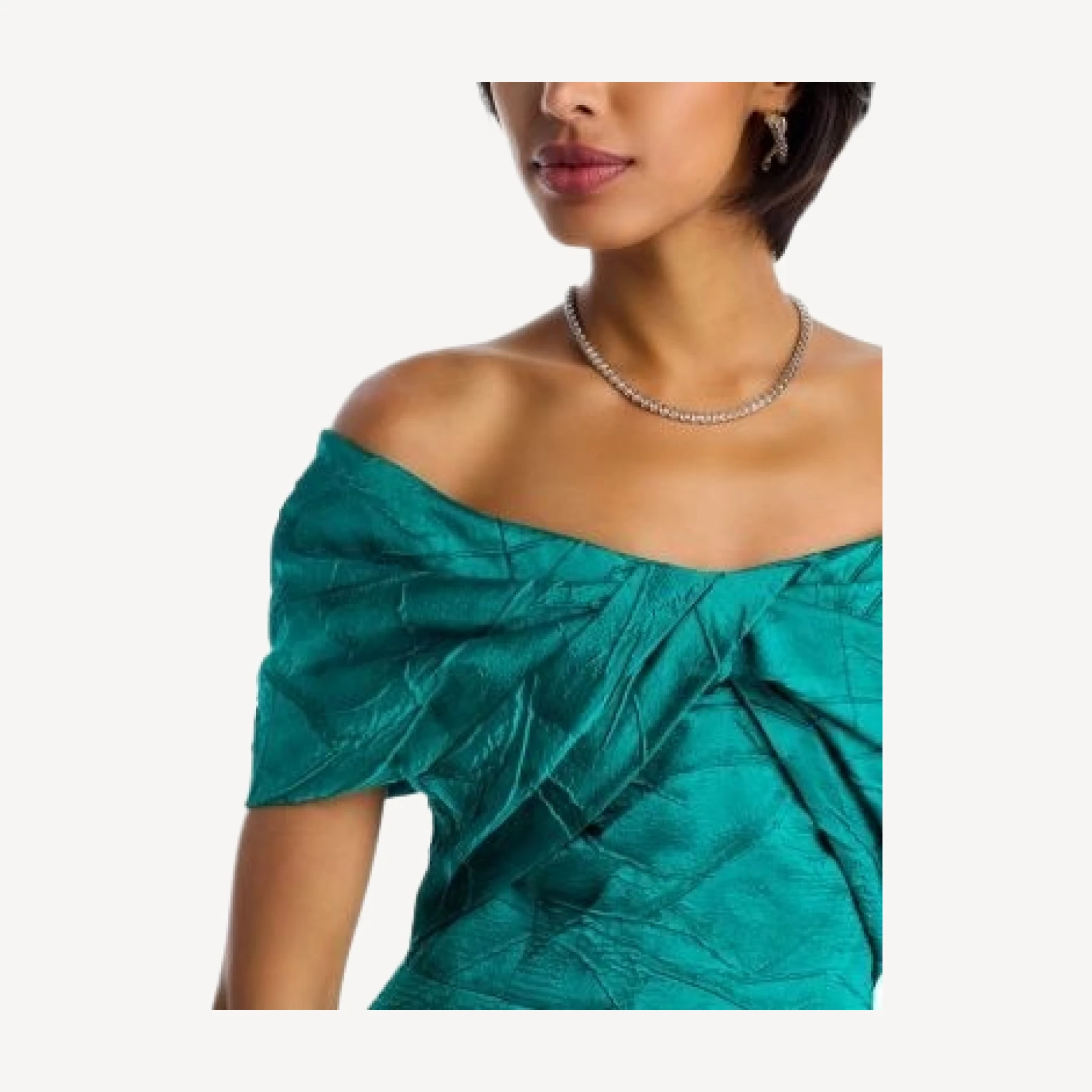 Teri Jon by Rickie Freeman Textured Mermaid Gown