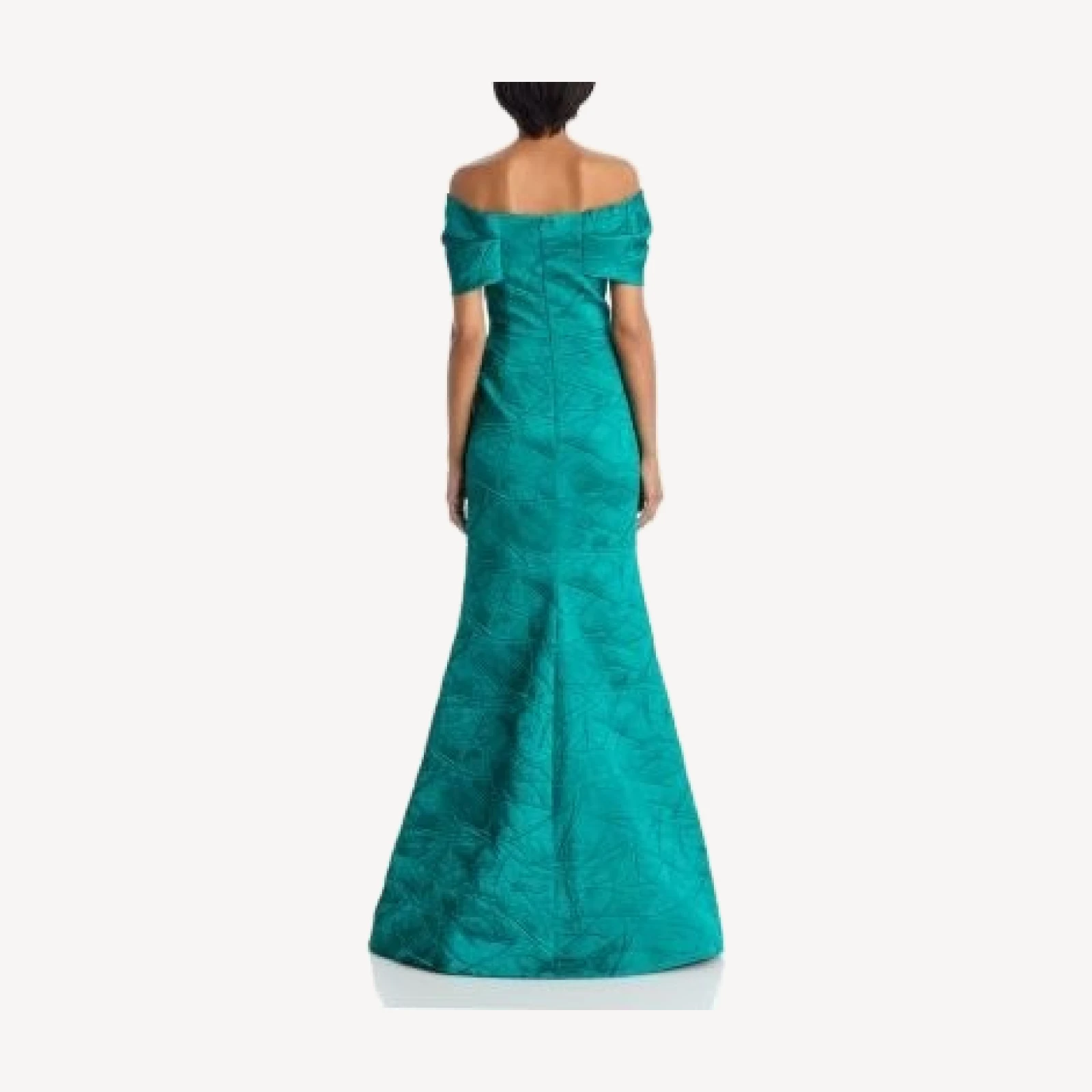 Teri Jon by Rickie Freeman Textured Mermaid Gown
