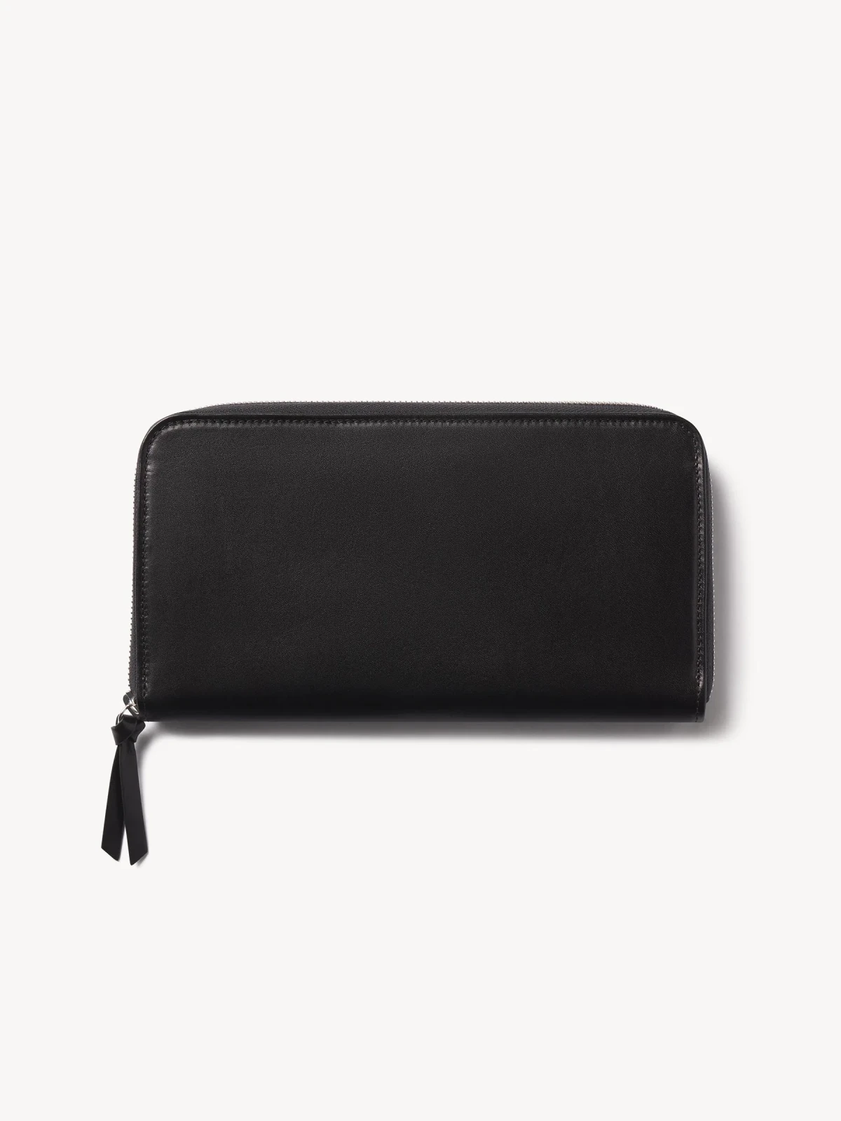 Black Italian Leather Passporter