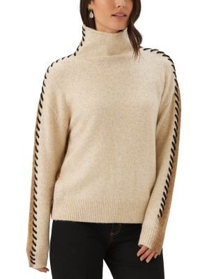 Karen Kane Whipstitched Colorblocked Sweater