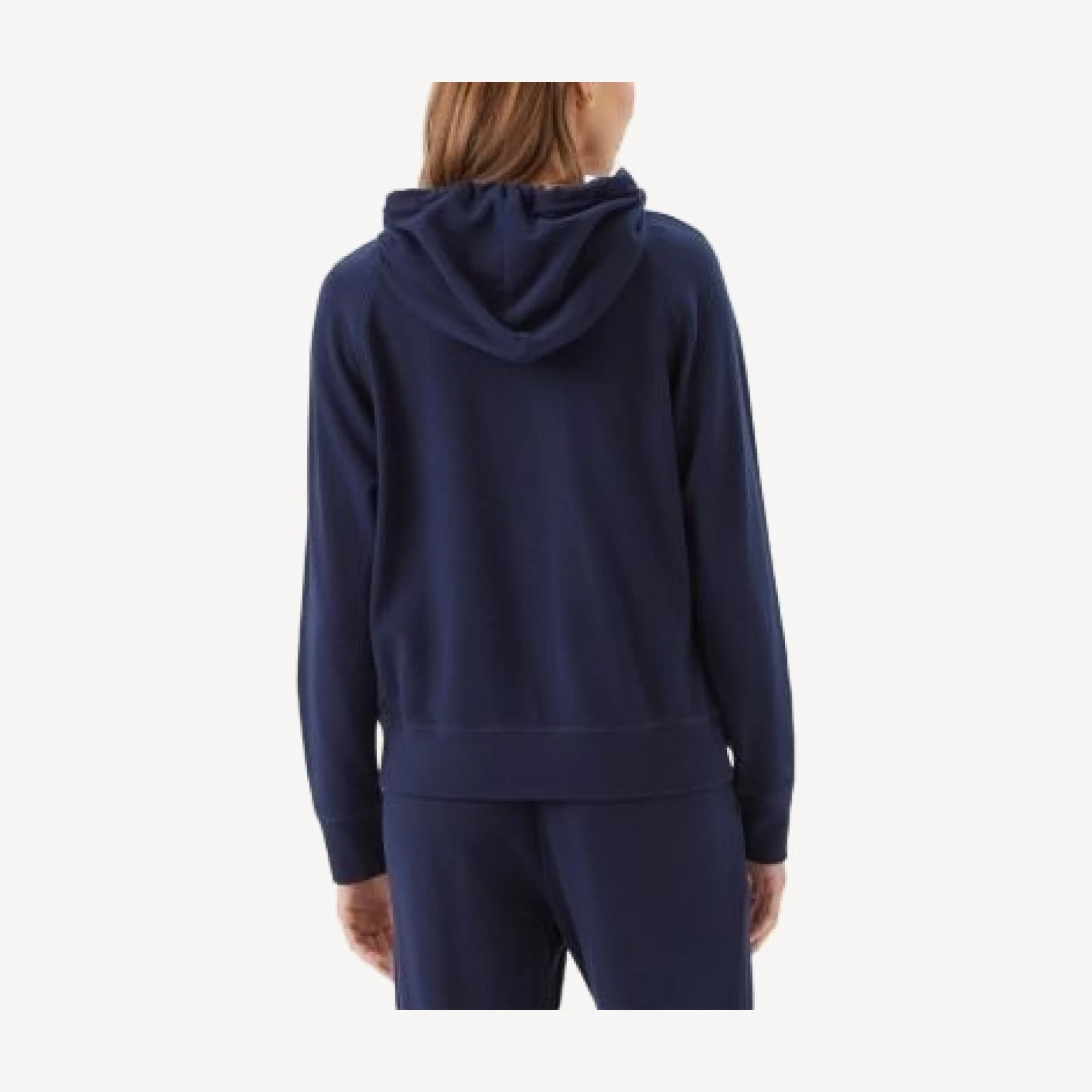 Karen Kane Rhinestone Drawstring Hoodie Sweatshirt