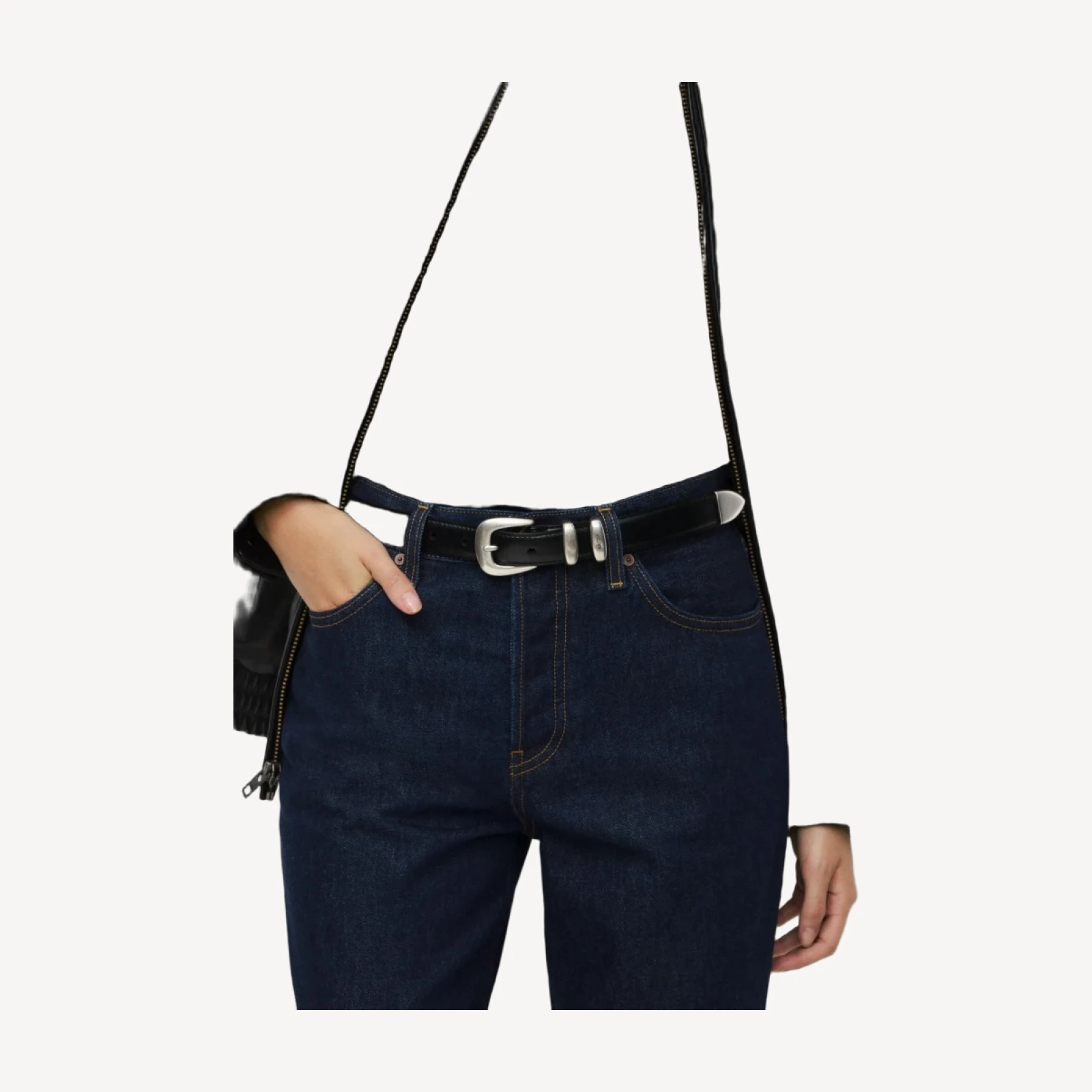 Legendary Solid Brass Belt - Smooth Leather
