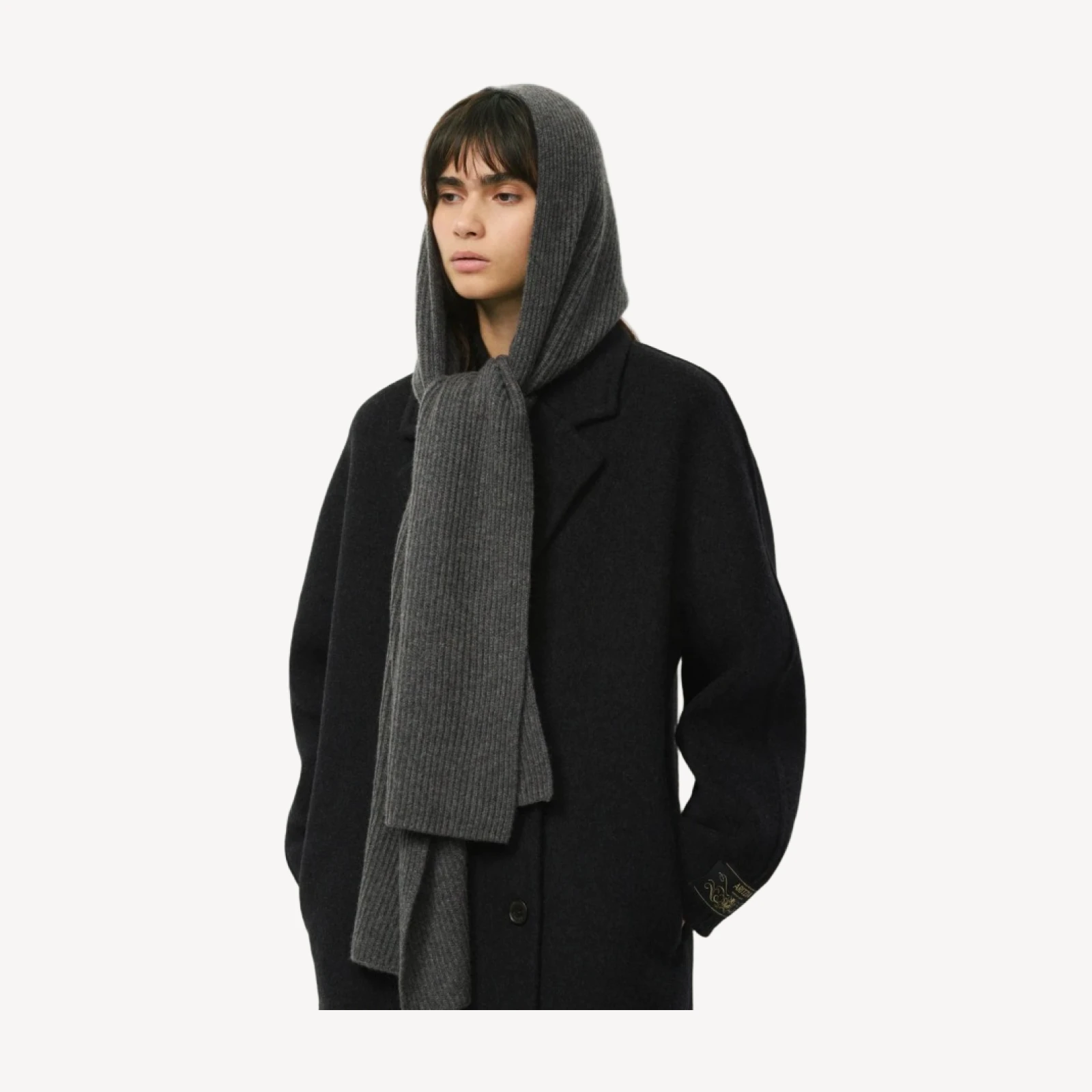 Wool Cashmere Bequest Hooded Scarf