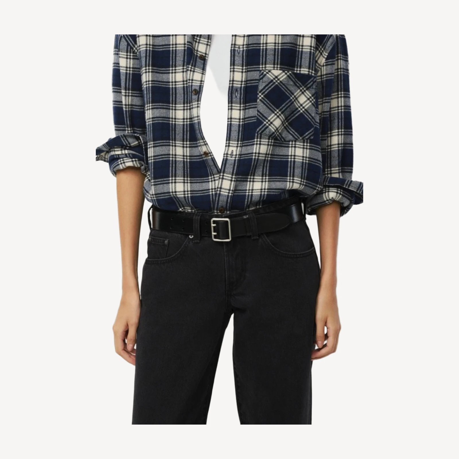 Lineage Solid Brass Belt - Ranch Leather