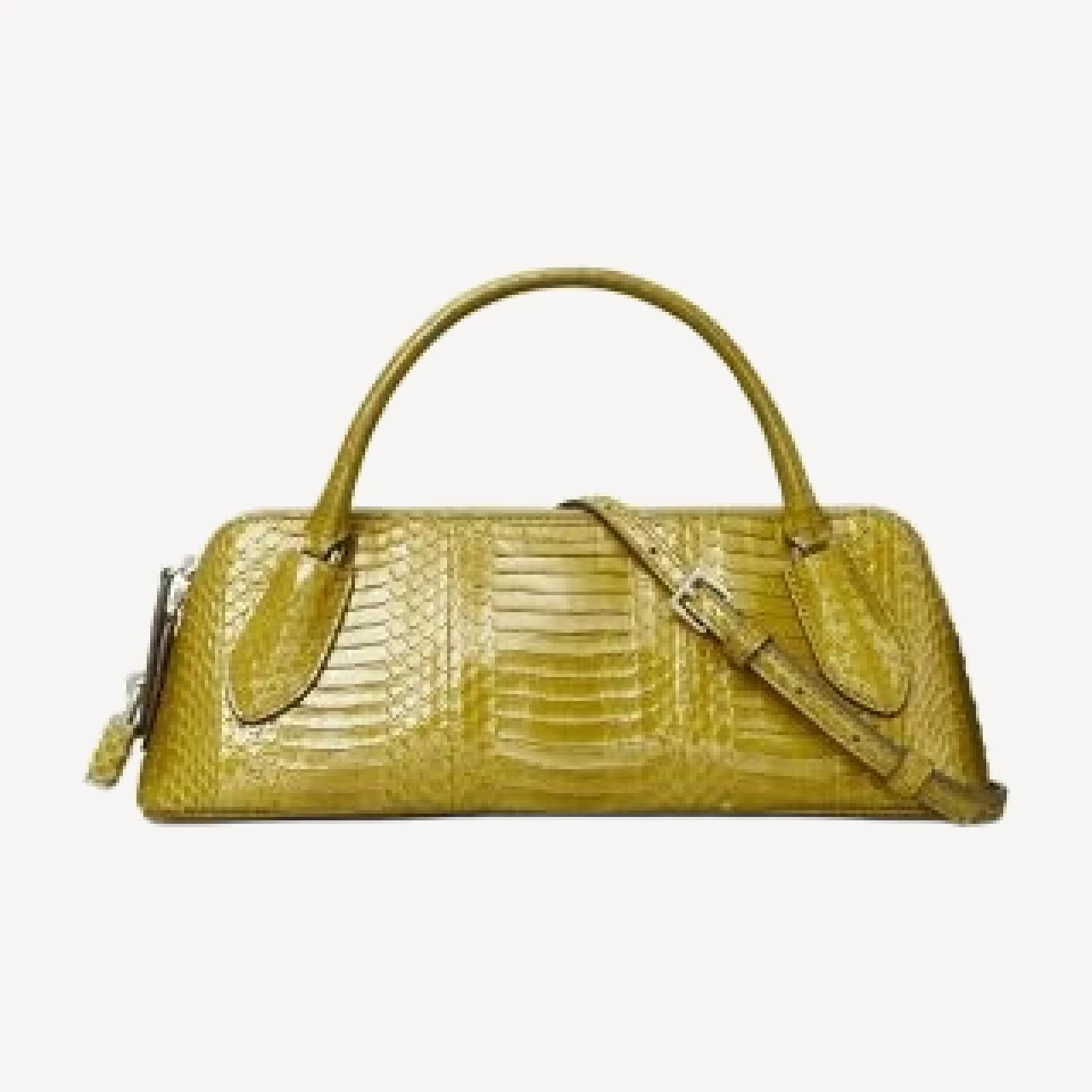 Tory Burch Lock Leather Convertible Top Handle Bag