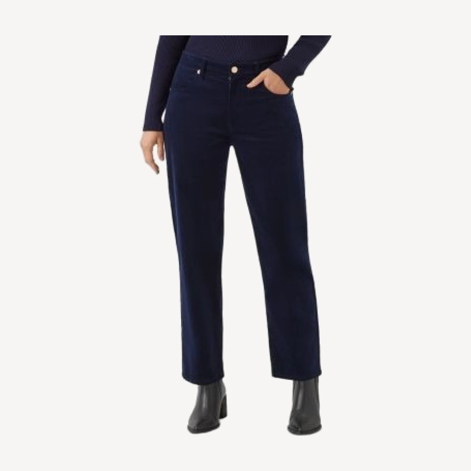 Karen Kane Cotton Stretch Corduroy Ankle Pants