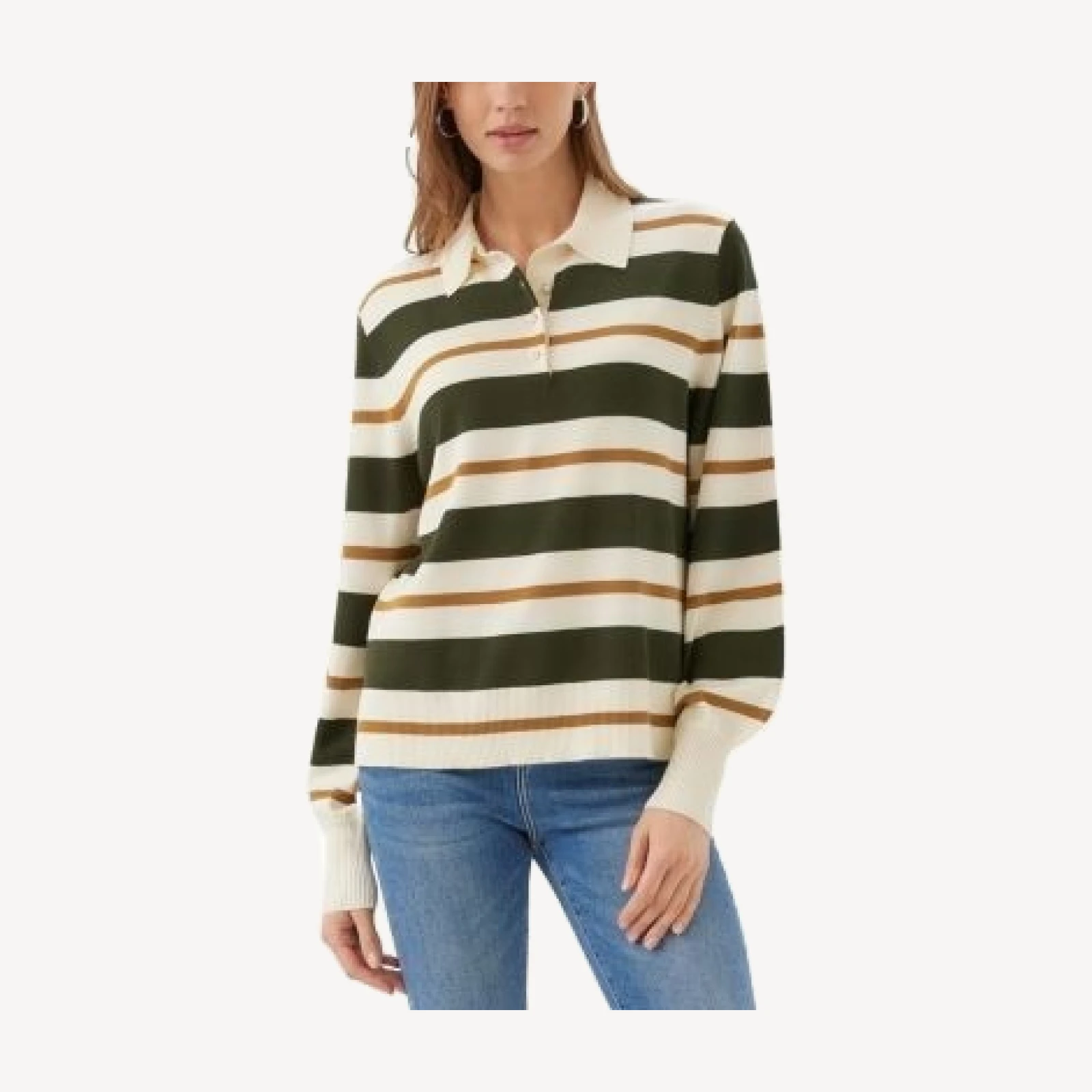 Karen Kane Game Day Stripe Sweater