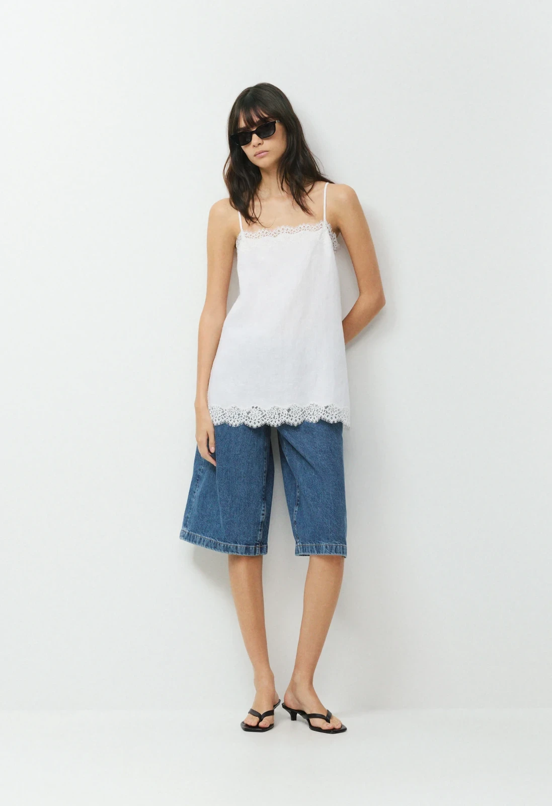 Serif Linen Camisole