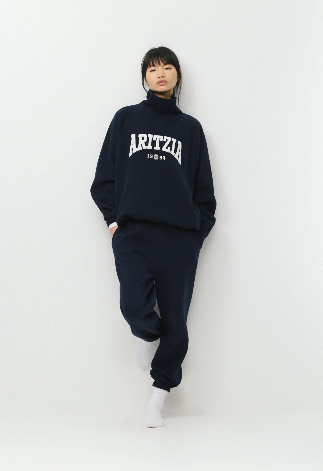 Cozy Sweatfleece Mega Raglan™ Funnel Neck