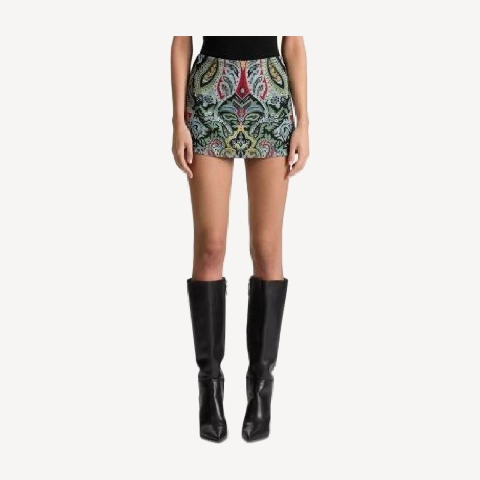 Alice and Olivia Mace High Rise Mini Skort