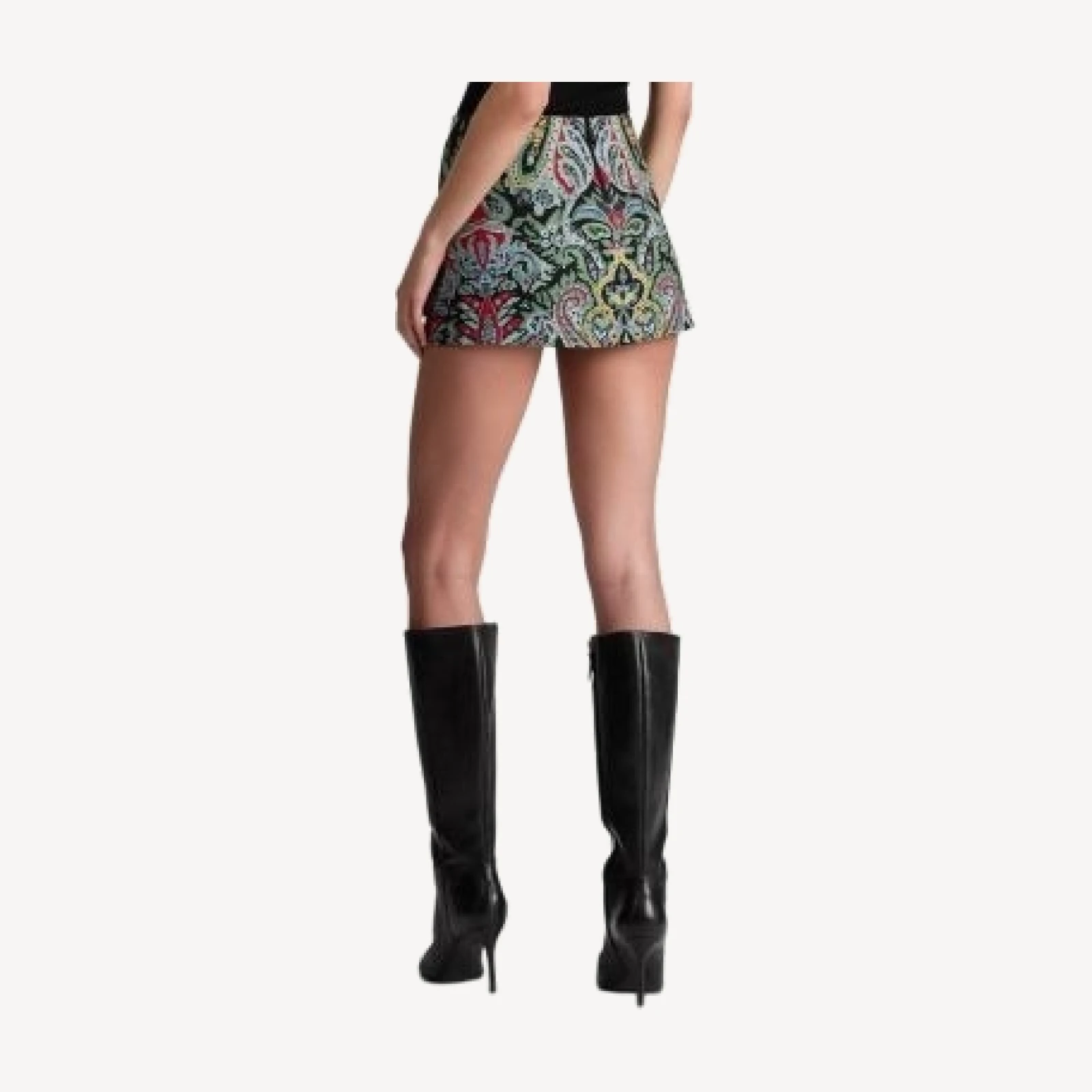 Alice and Olivia Mace High Rise Mini Skort