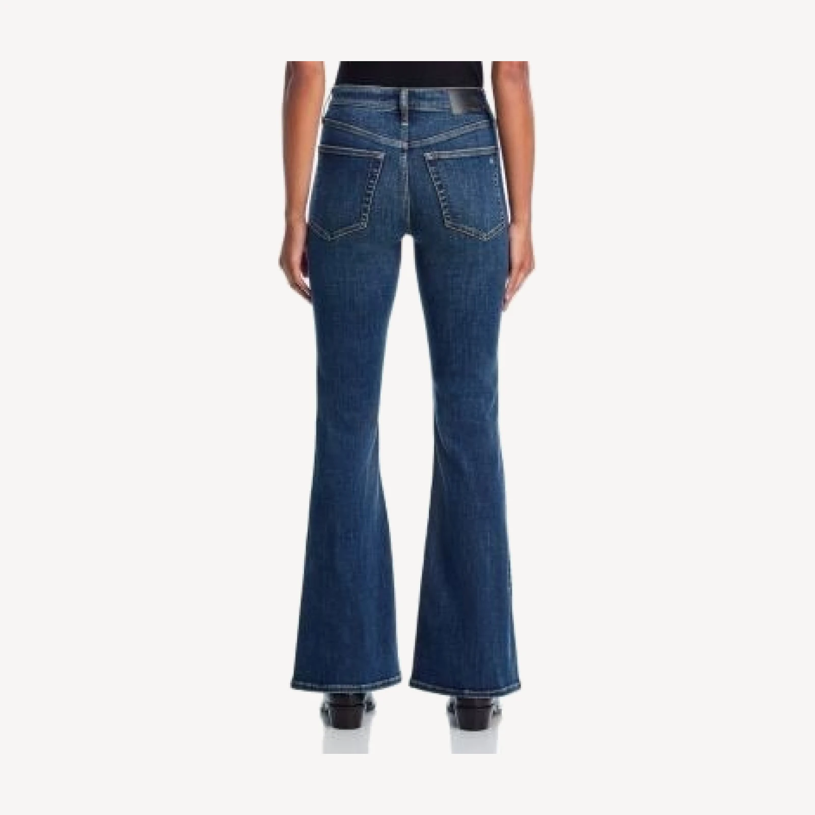 rag & bone Flexi Dahlia Full Length Flared Jeans in Charlton