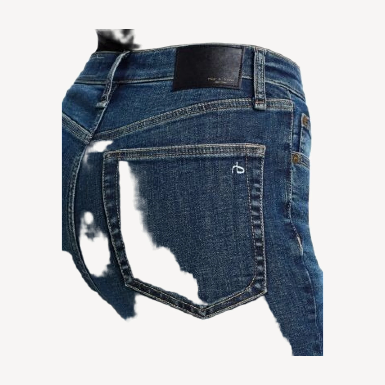 rag & bone Flexi Dahlia Full Length Flared Jeans in Charlton