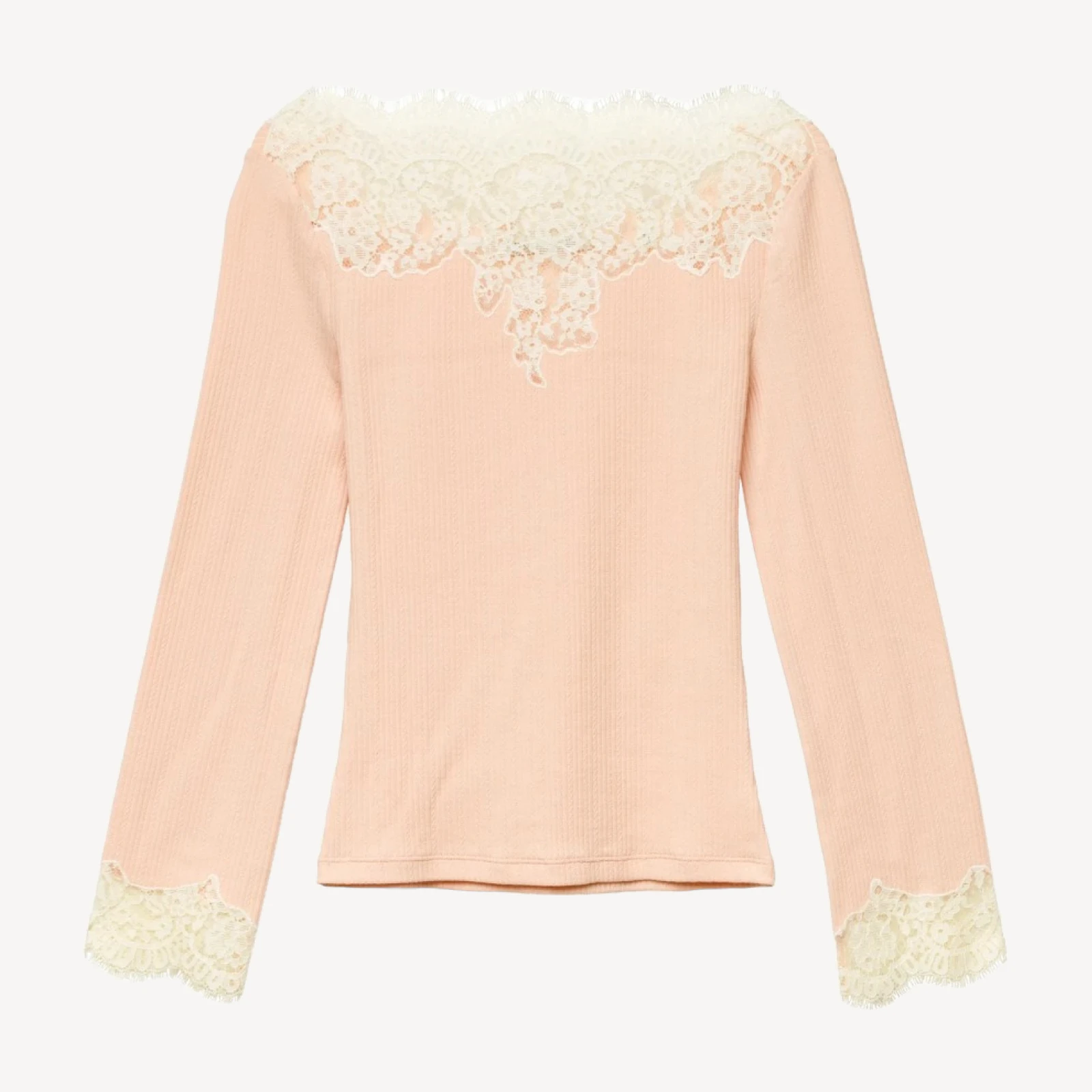 RIANA TEE -- LIGHT PEACH SORBET