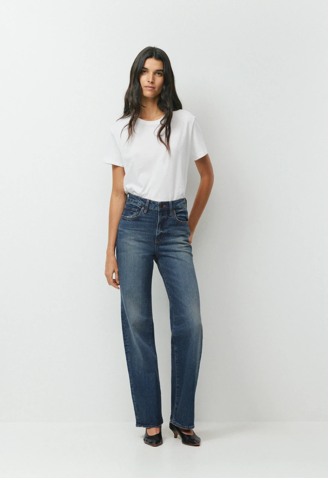 Denim Forum Remy Hi-Rise Wide Jean