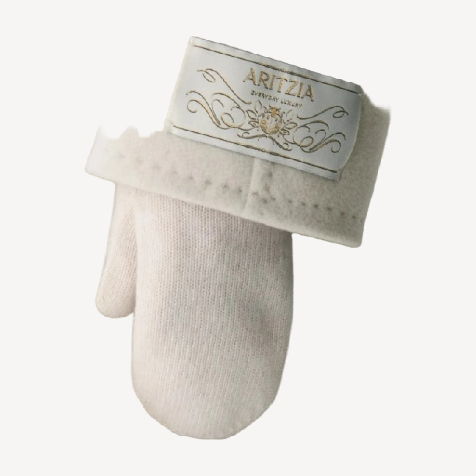 Cashmere Rib Mitten