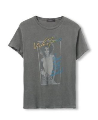 Junk Food Clothing Women's Whitney Houston I Wanna Dance Vintage Tee