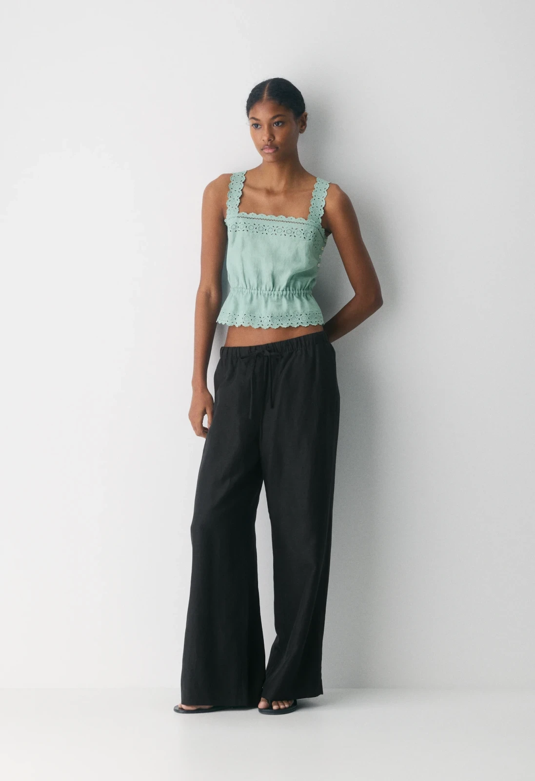 Driftline Linen Top