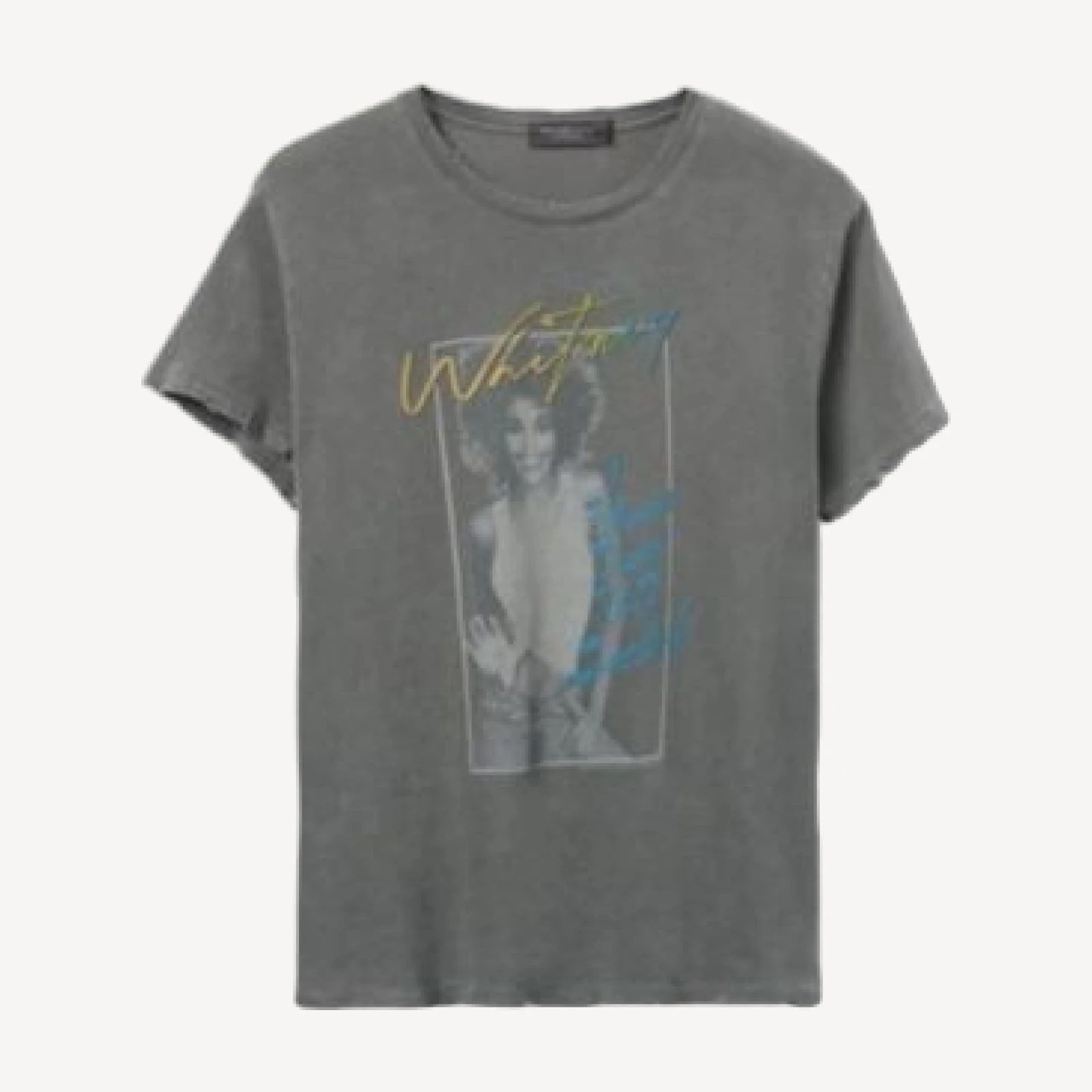 Junk Food Clothing Women's Whitney Houston I Wanna Dance Vintage Tee