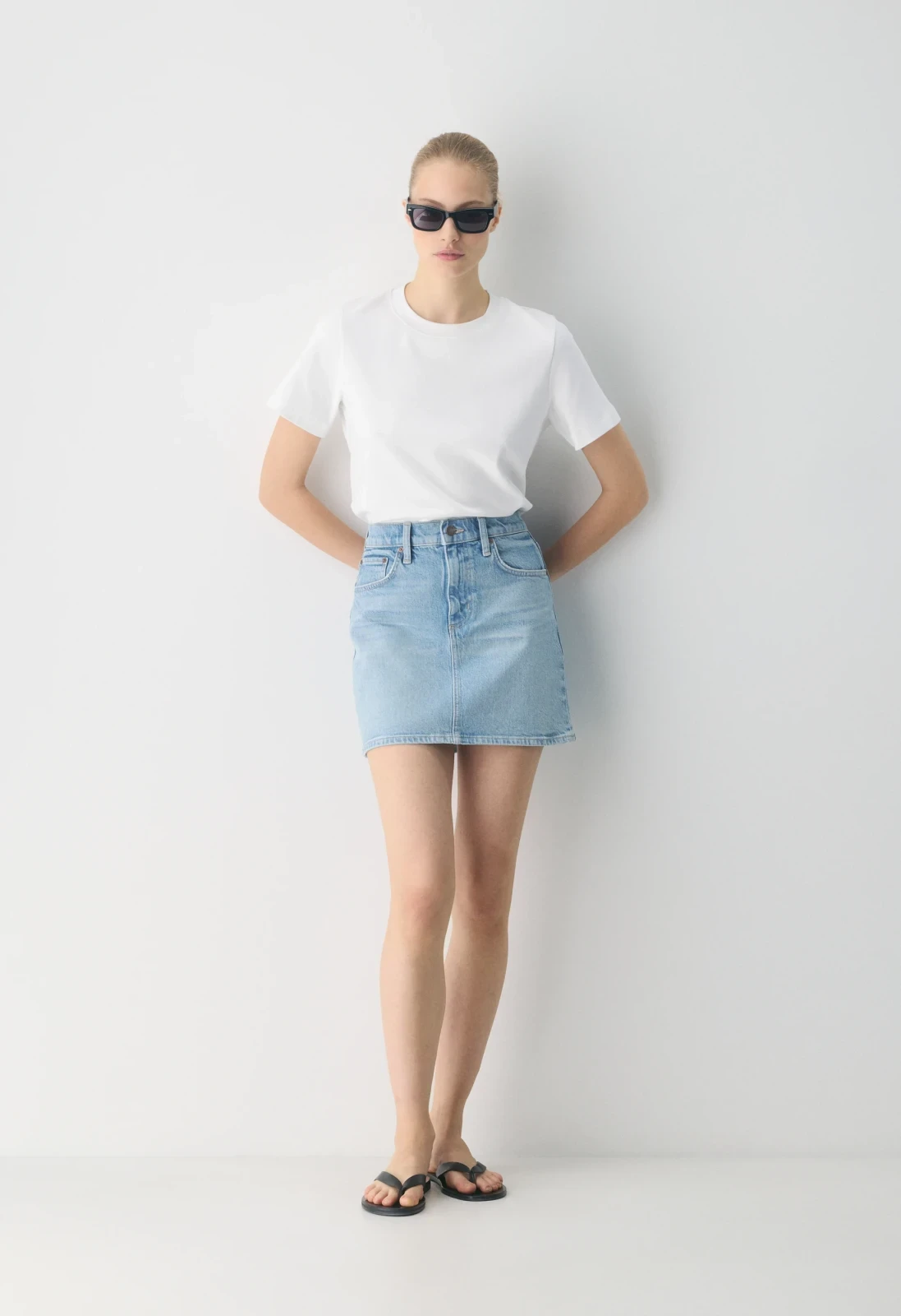 Denim Forum Julia Micro Denim Skirt