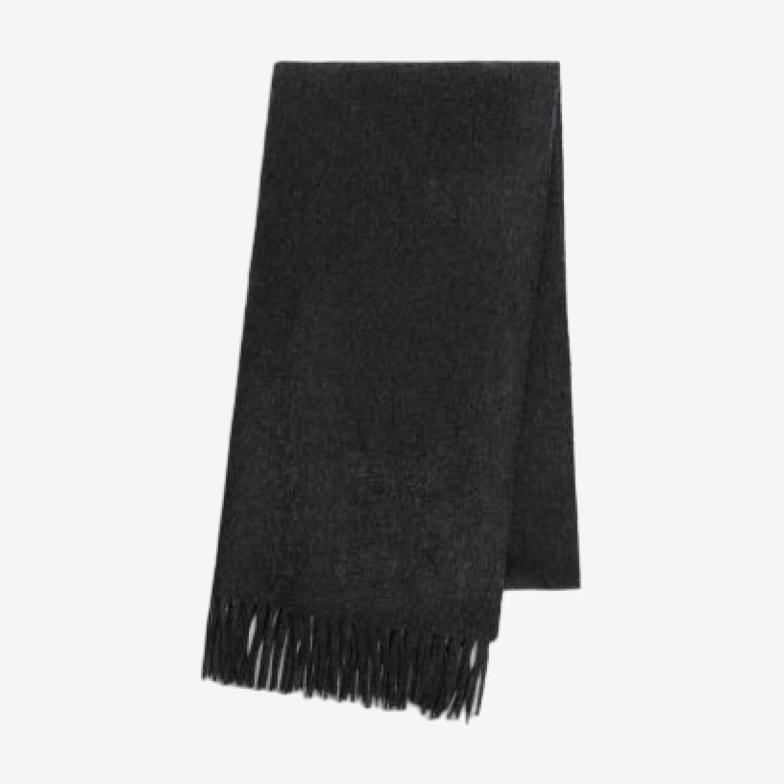 Sandro Wool & Cashmere Fringe Trimmed Scarf