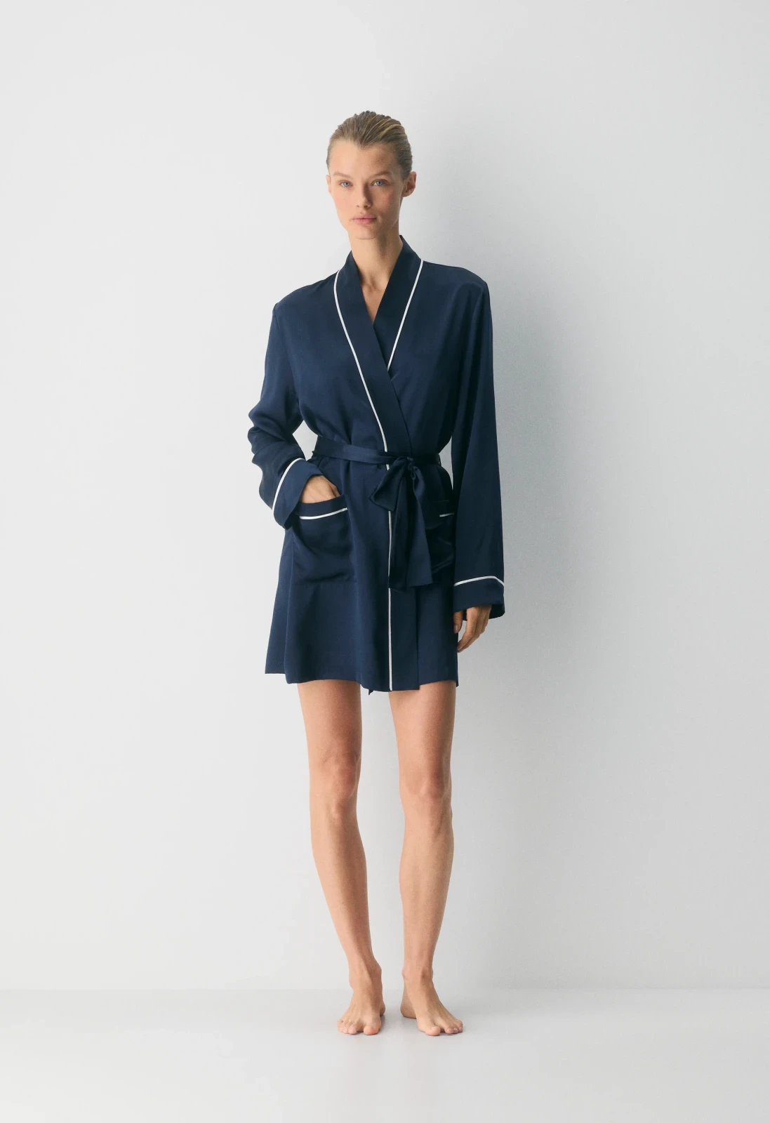 Nightside Silk Pajama Robe