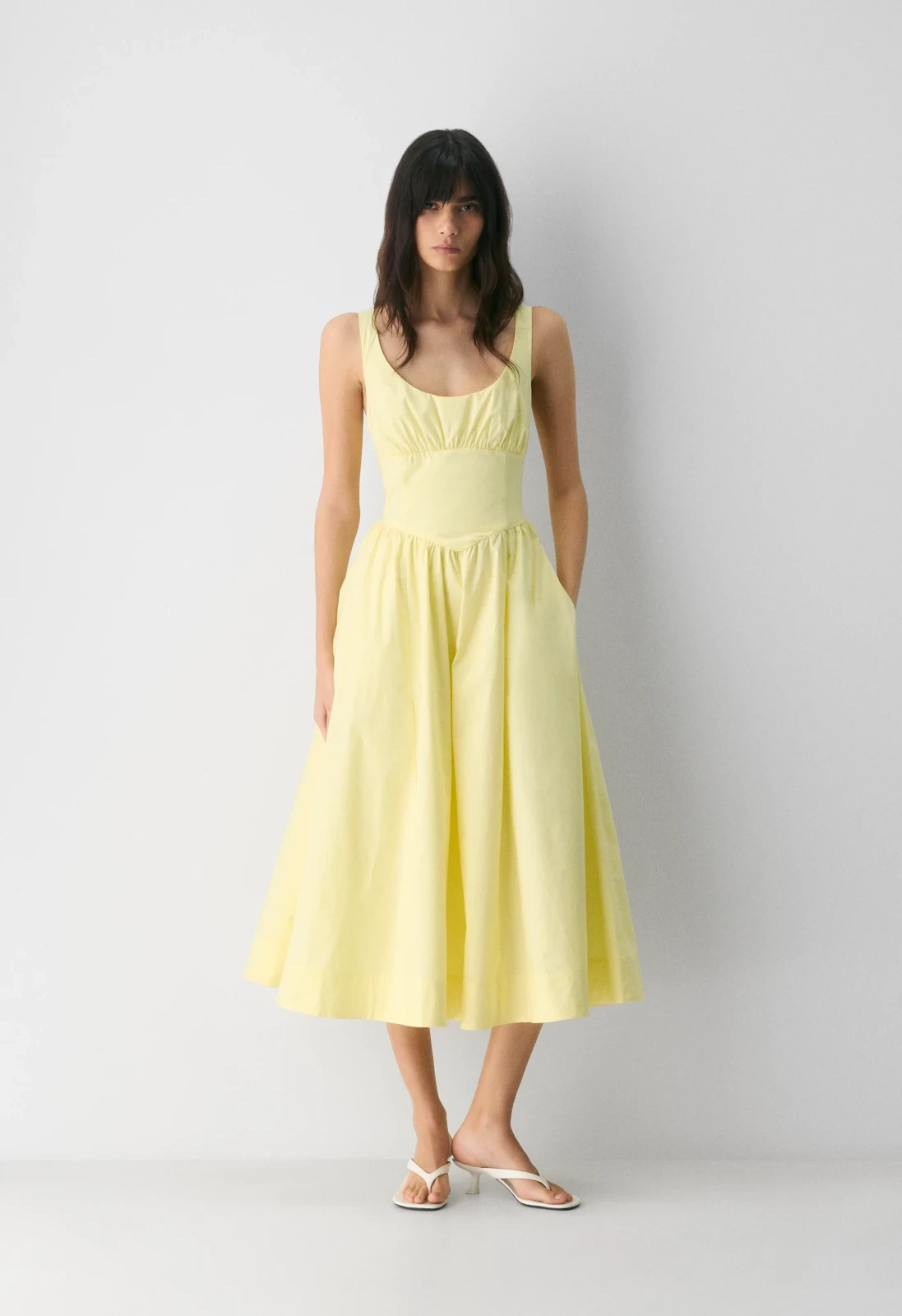 Bergamot Poplin Dress