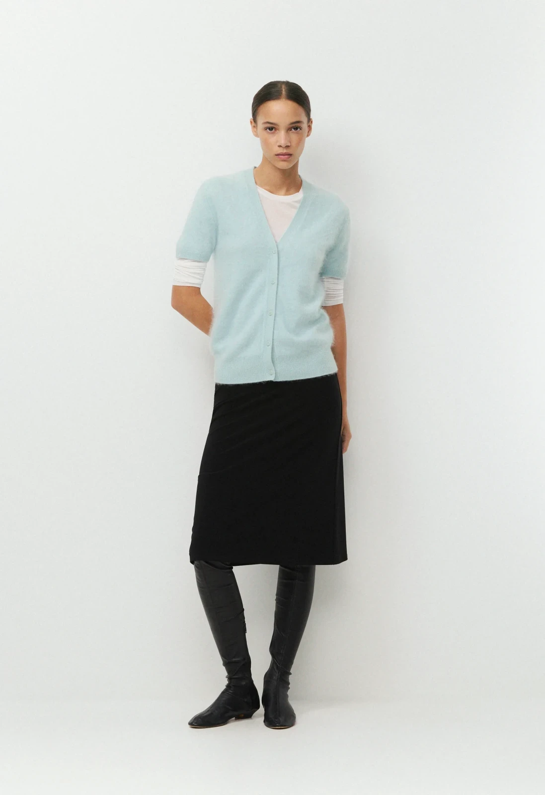 Brushed Wool Cashmere Altruist Cardigan