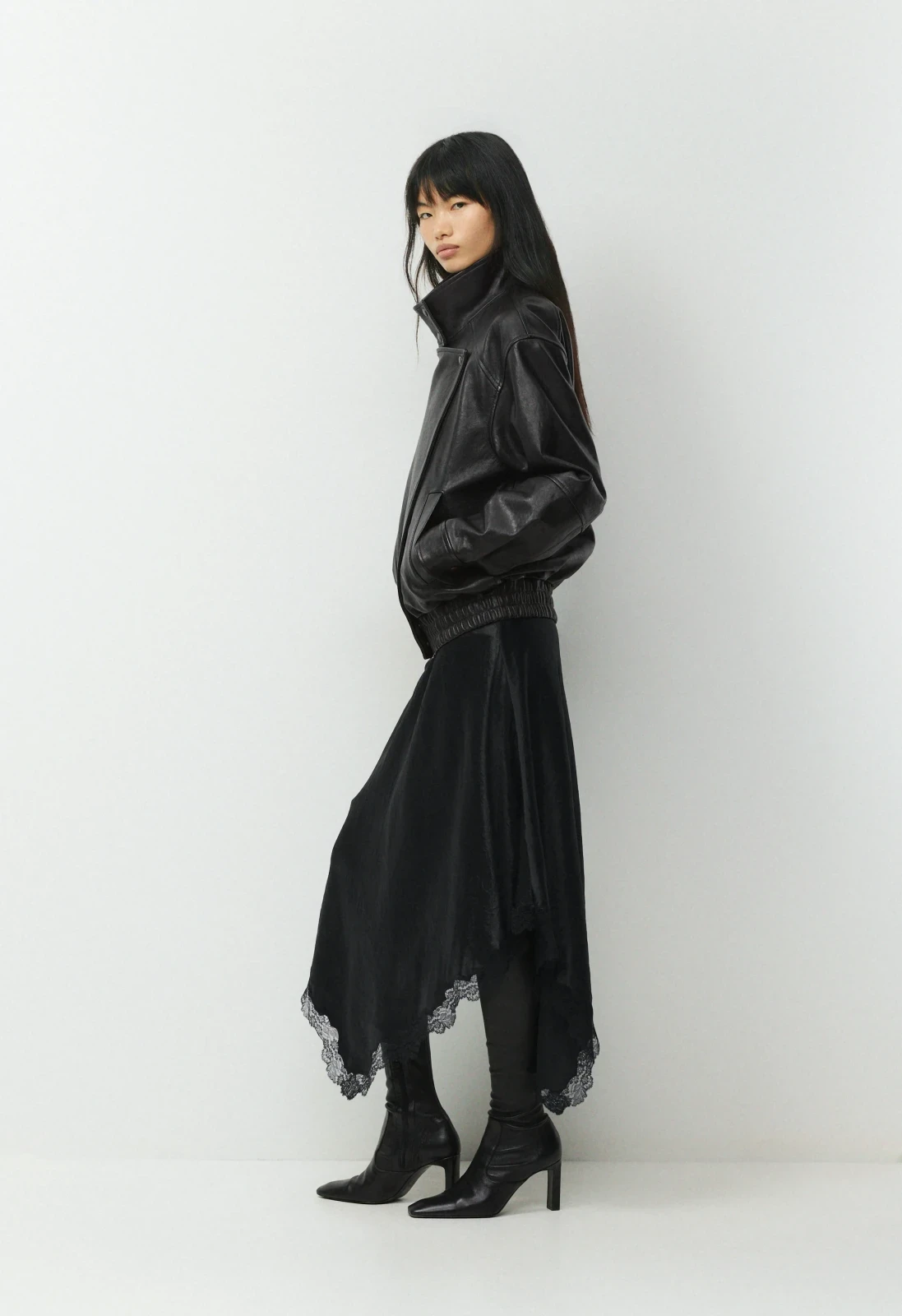 Headline Satin Skirt