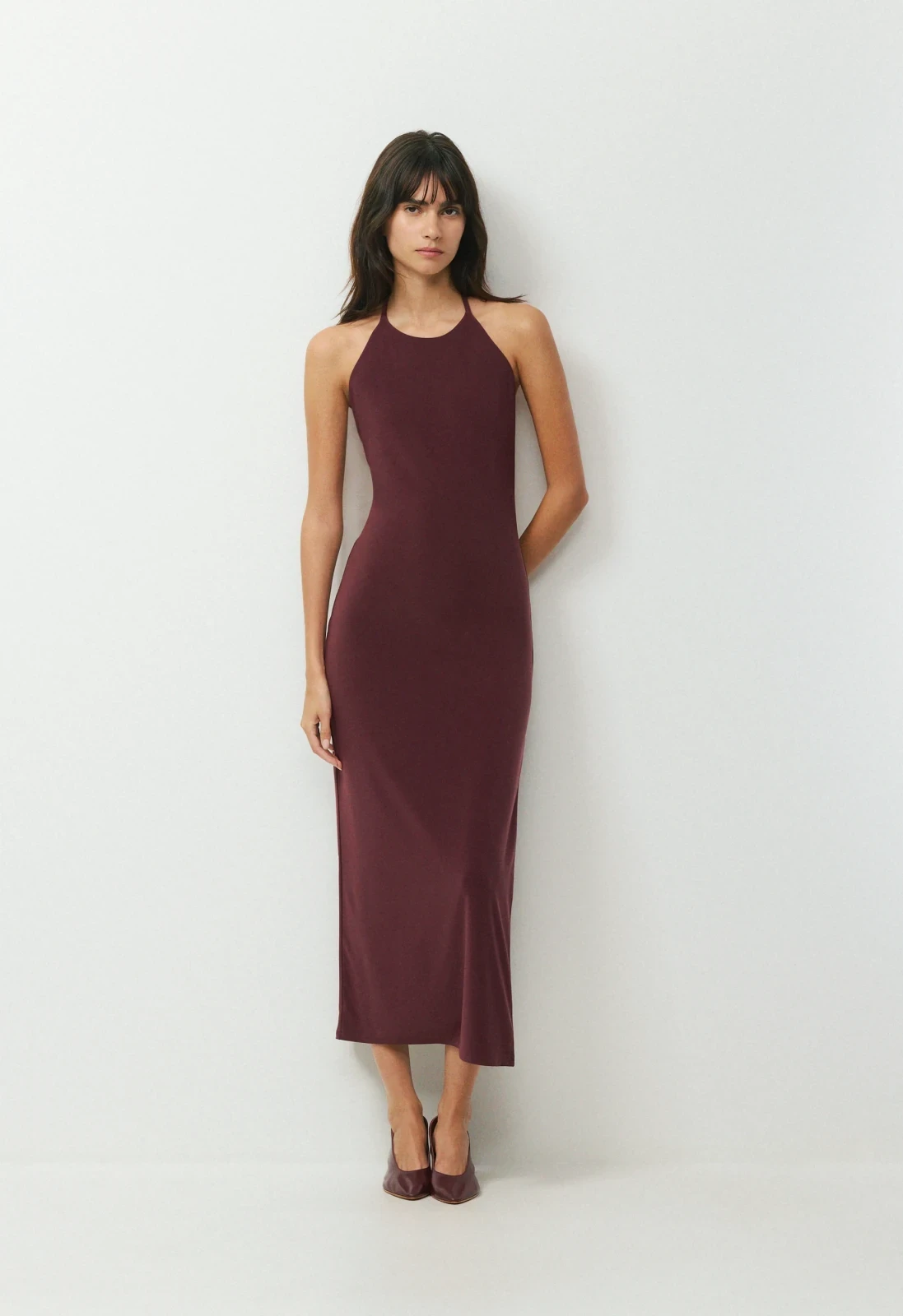 Smooth Matter™ Silhouette Halter Dress