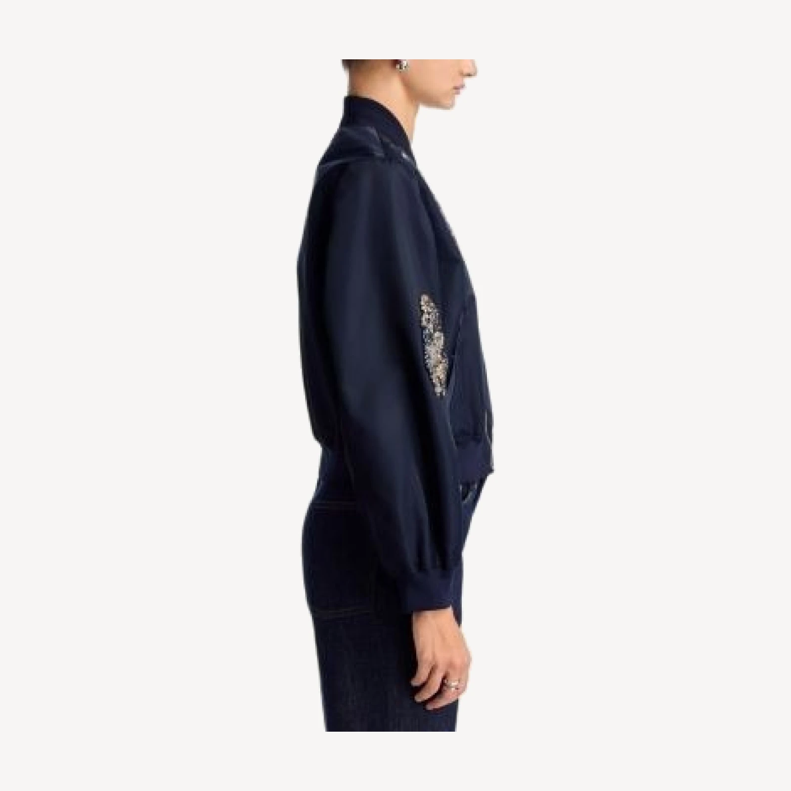 Cinq a Sept Crystal Garden Talulla Bomber Jacket