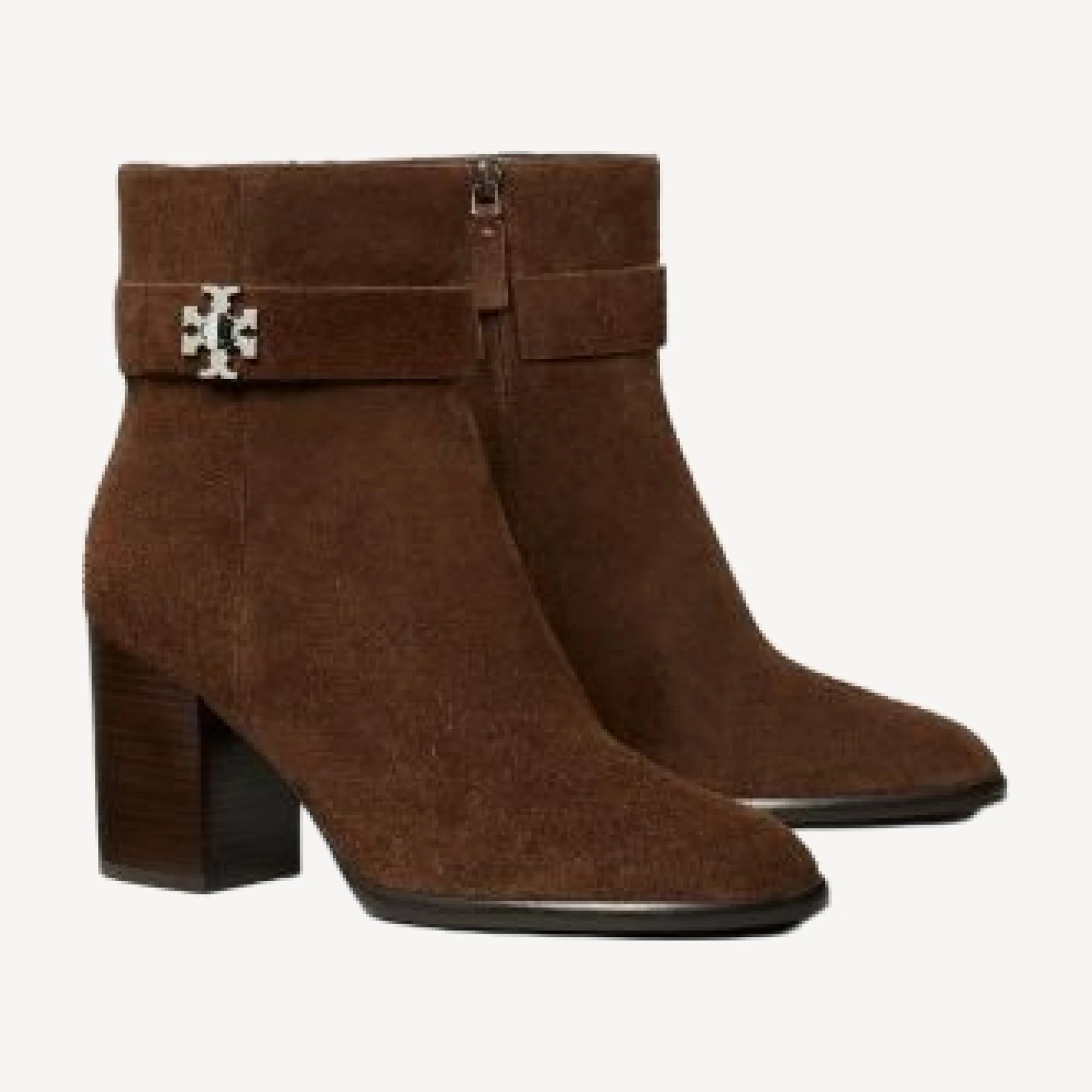 Tory Burch Women's T Lock Heeled Ankle Boots