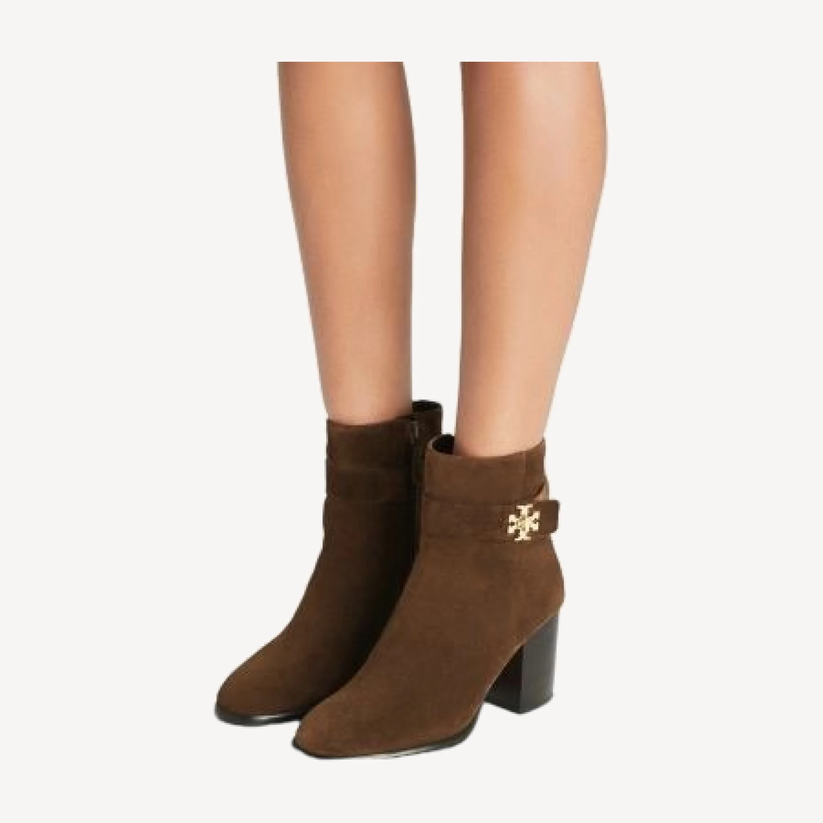 Tory Burch Women's T Lock Heeled Ankle Boots