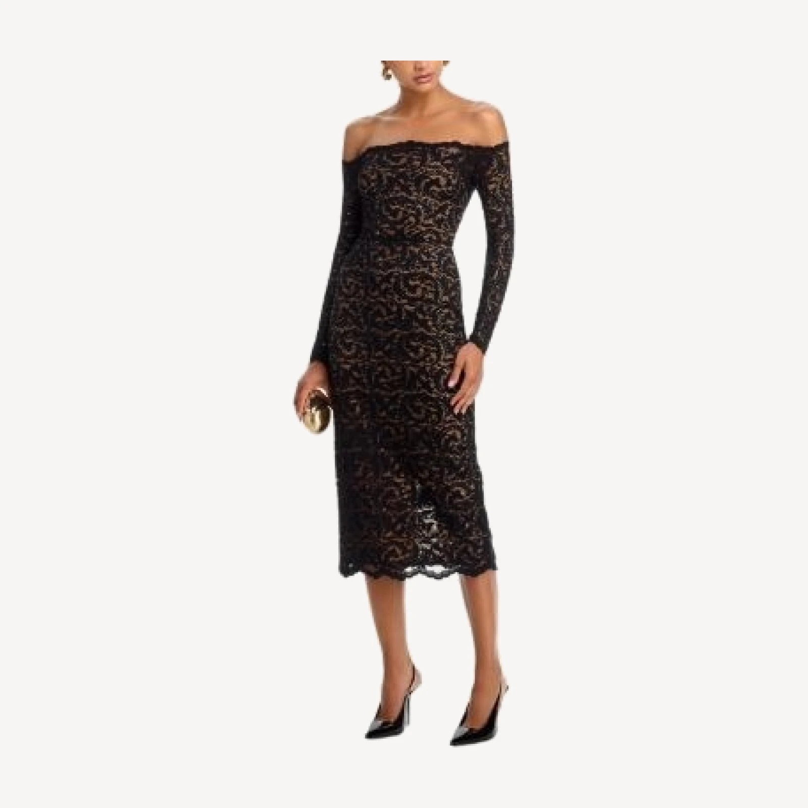 L'Agence Lindsay Lace Dress