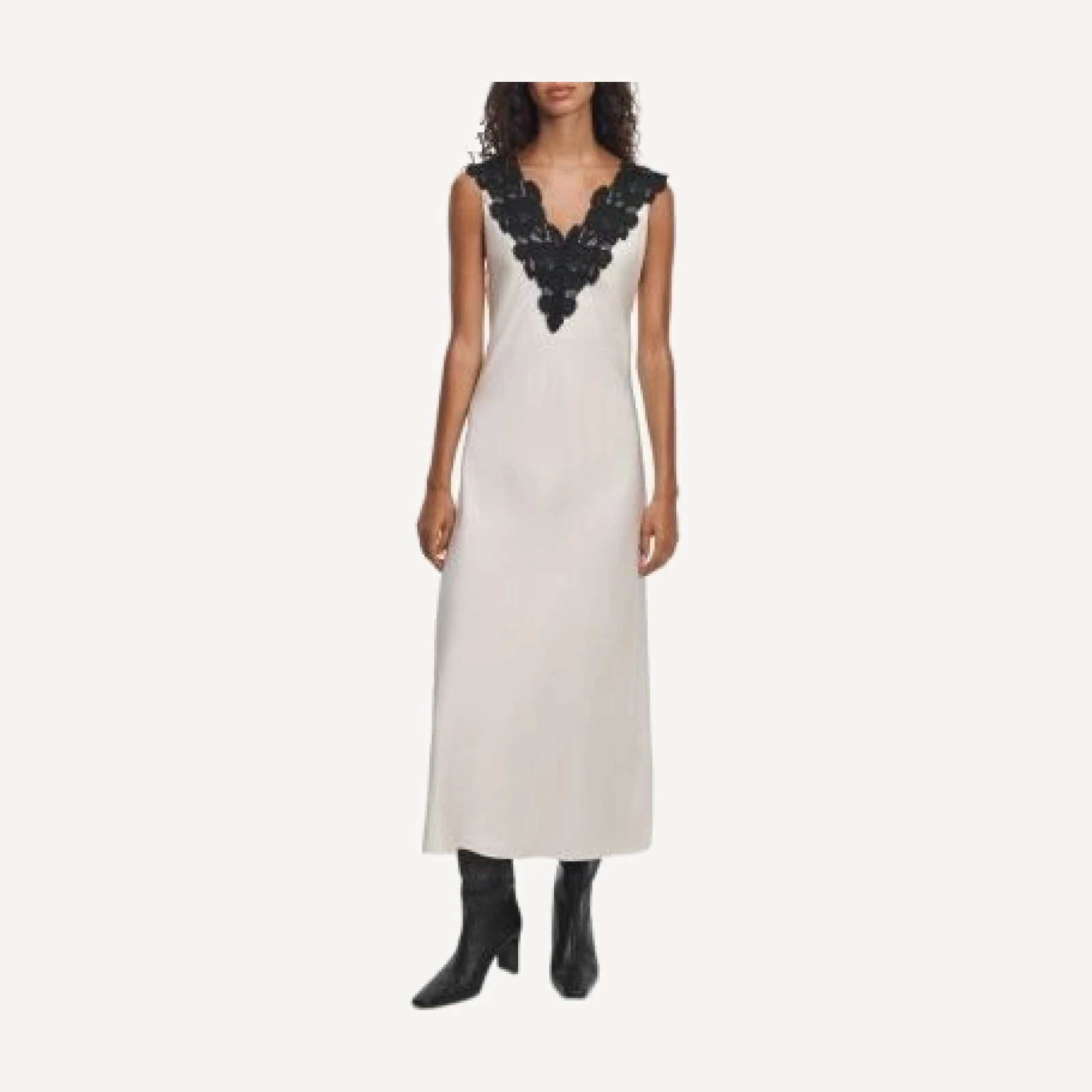 rag & bone Celeste Satin & Lace Slip Dress