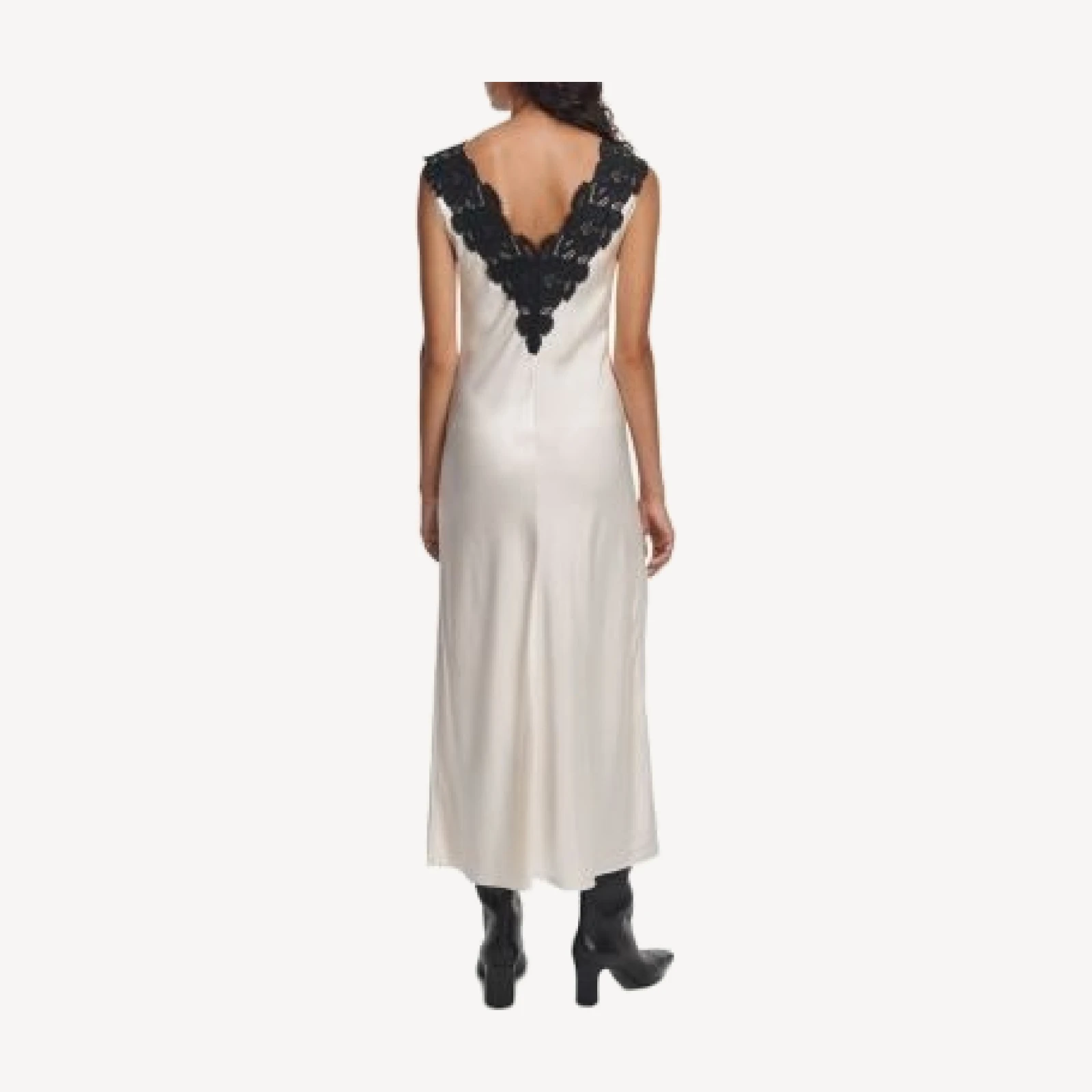 rag & bone Celeste Satin & Lace Slip Dress