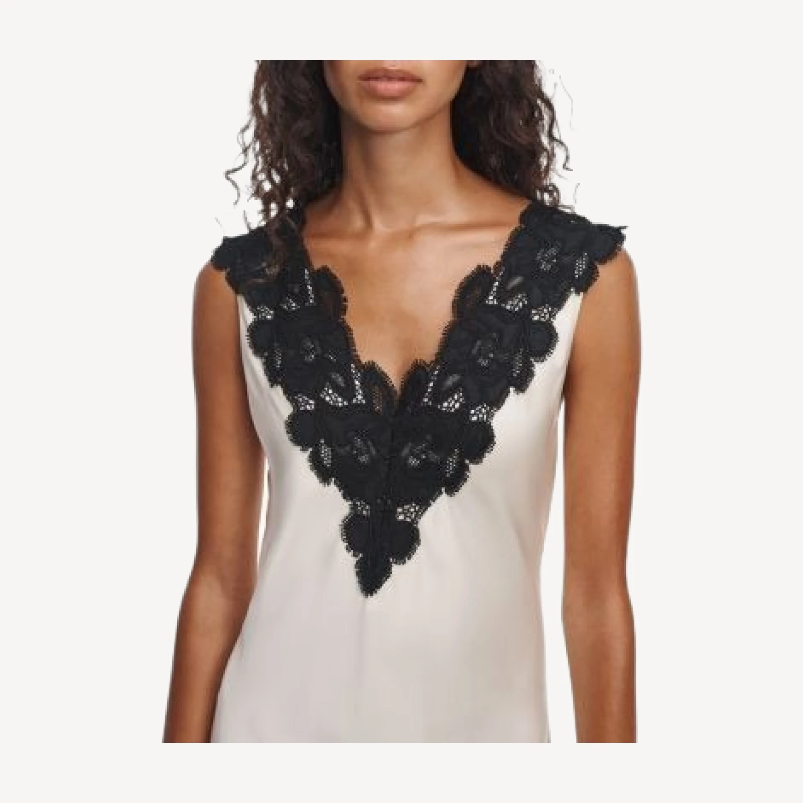 rag & bone Celeste Satin & Lace Slip Dress