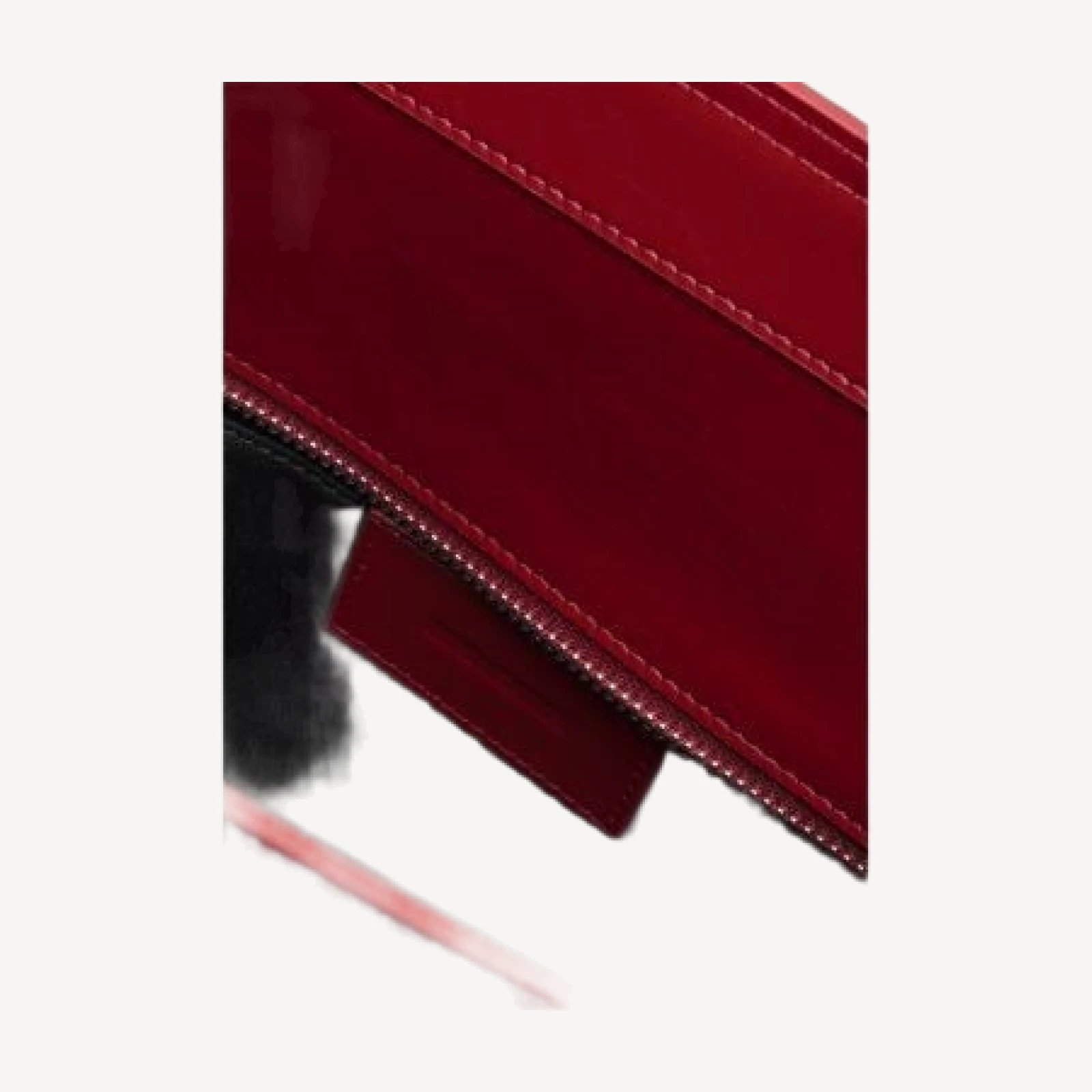 Zadig & Voltaire Angel Tote Crinkled Patent Leather Tote
