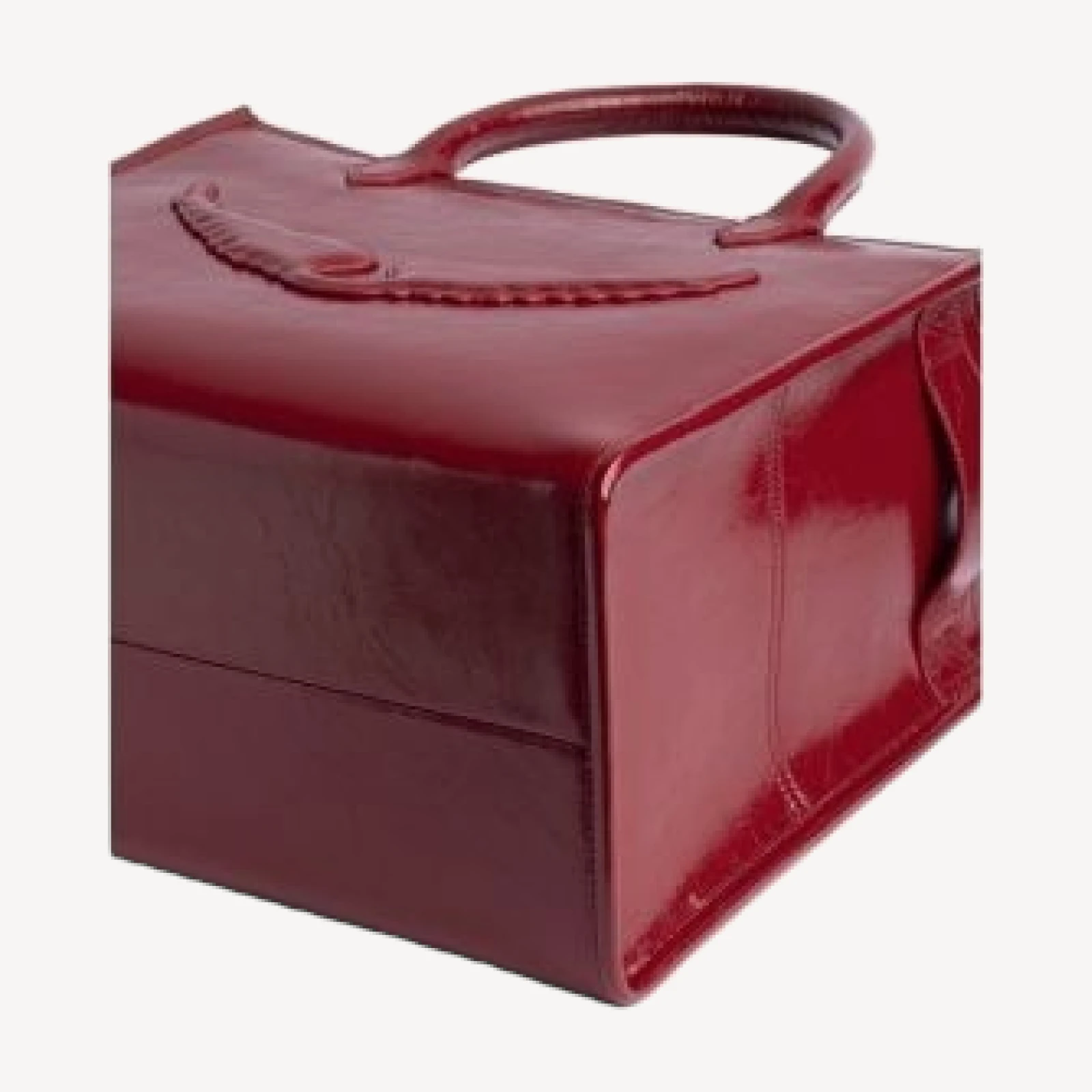 Zadig & Voltaire Angel Tote Crinkled Patent Leather Tote