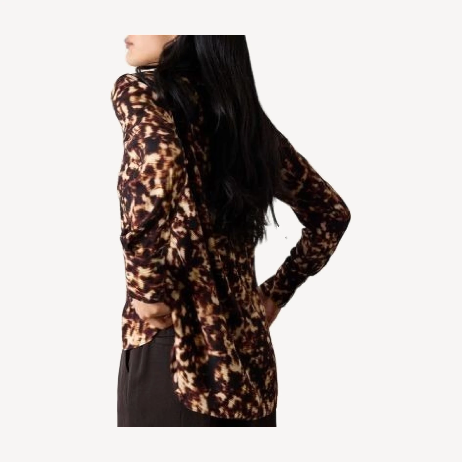 Whistles High Low Long Sleeve Shirt