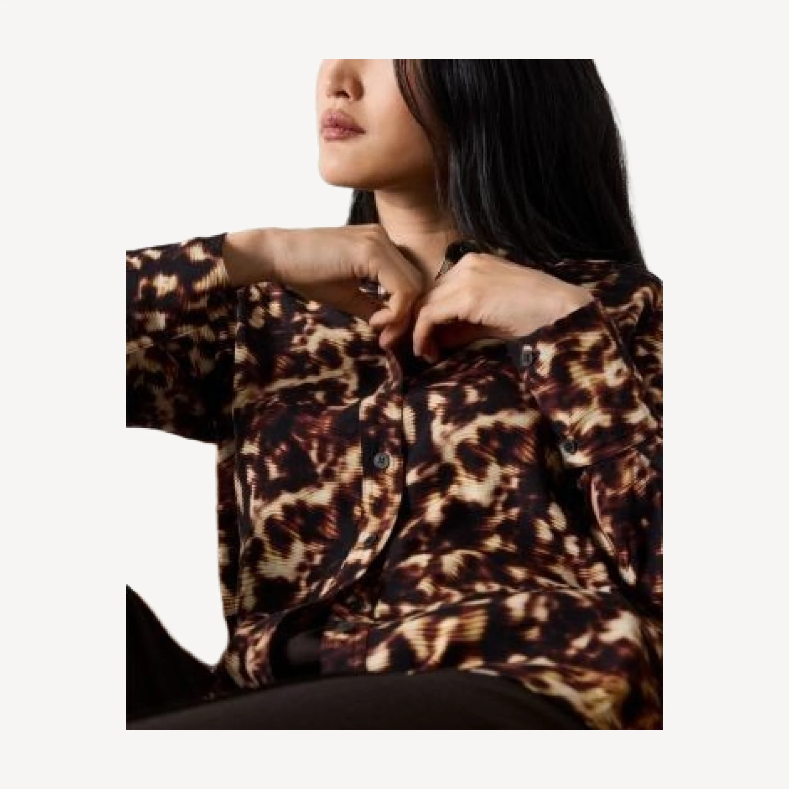 Whistles High Low Long Sleeve Shirt