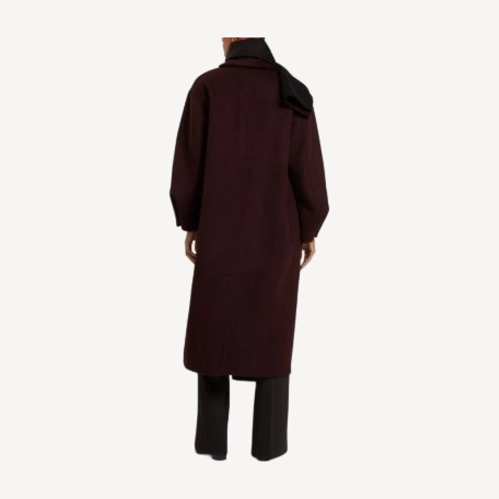 Ted Baker Rambua Reversible Wool Coat With Removable Scarf