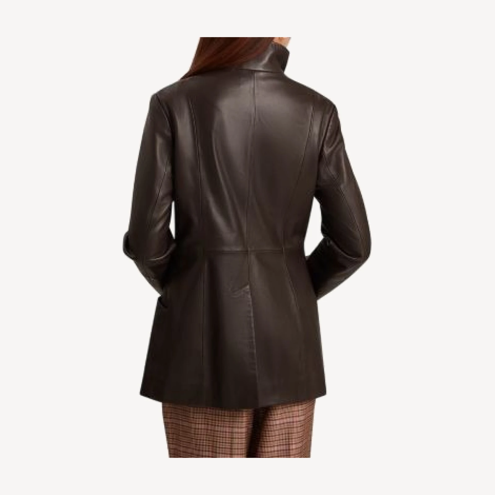 Ted Baker Attie Leather Wrap Jacket