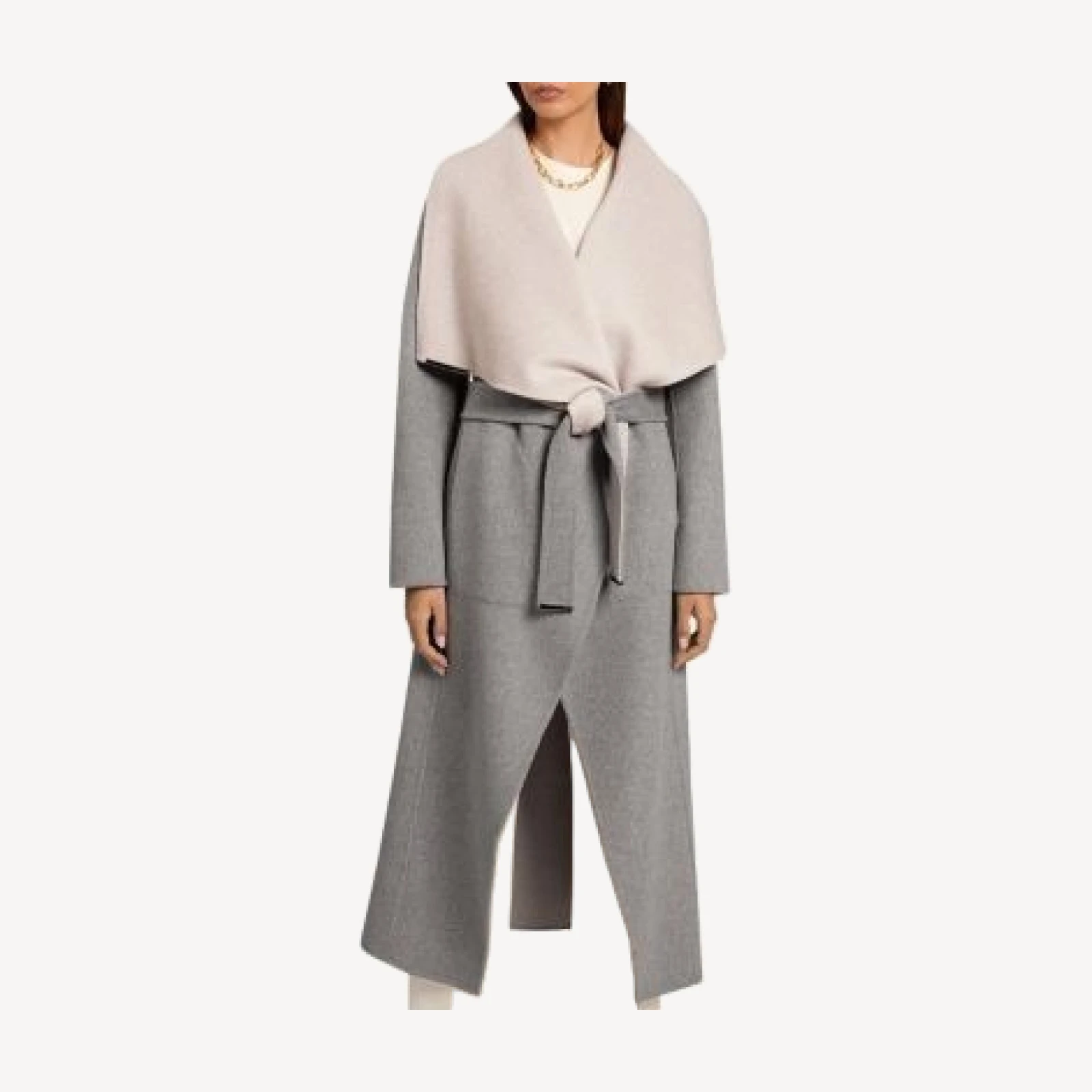 Ted Baker Effa Double Faced Wool Midi Coat