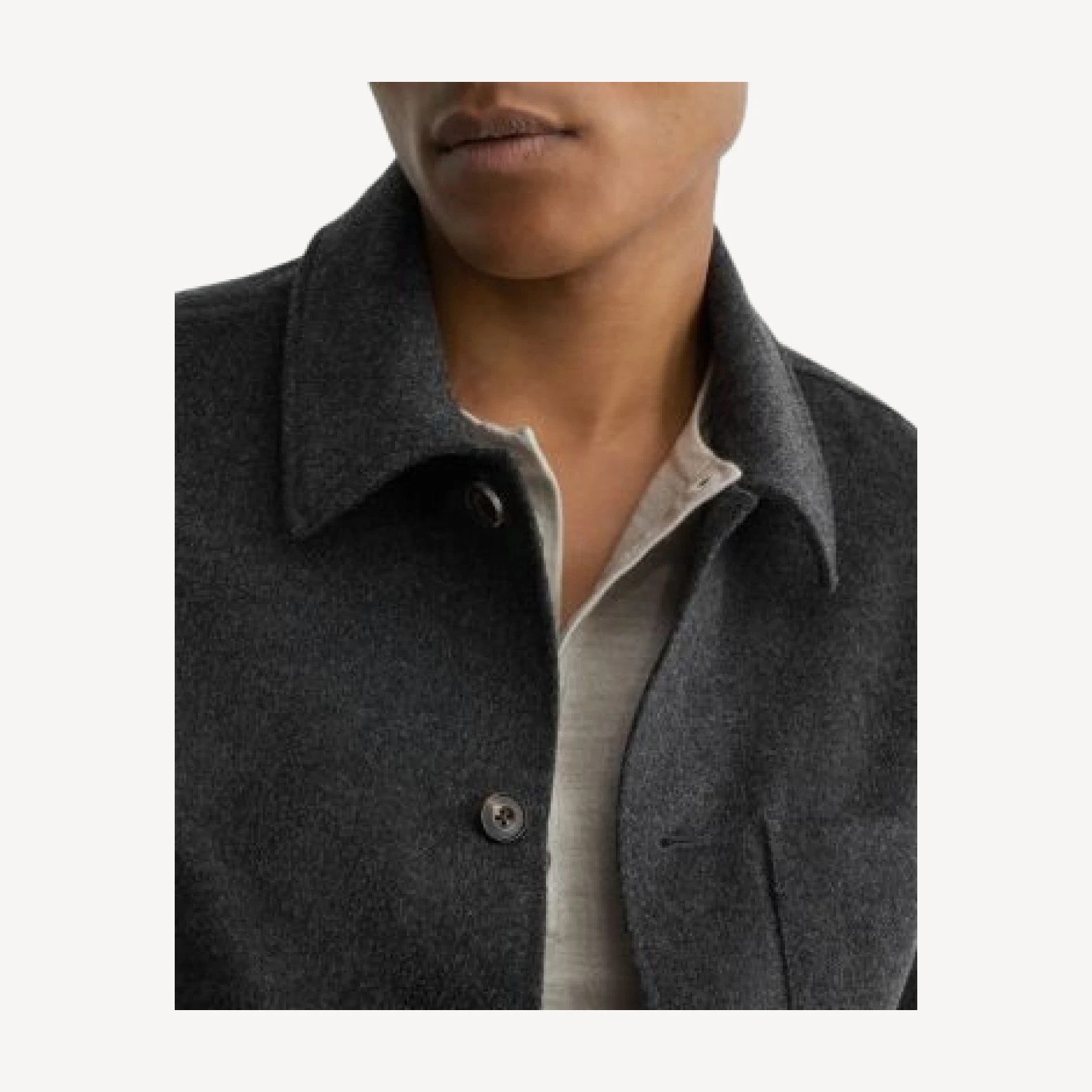 Reiss Collin Brushed Pocket Overshirt