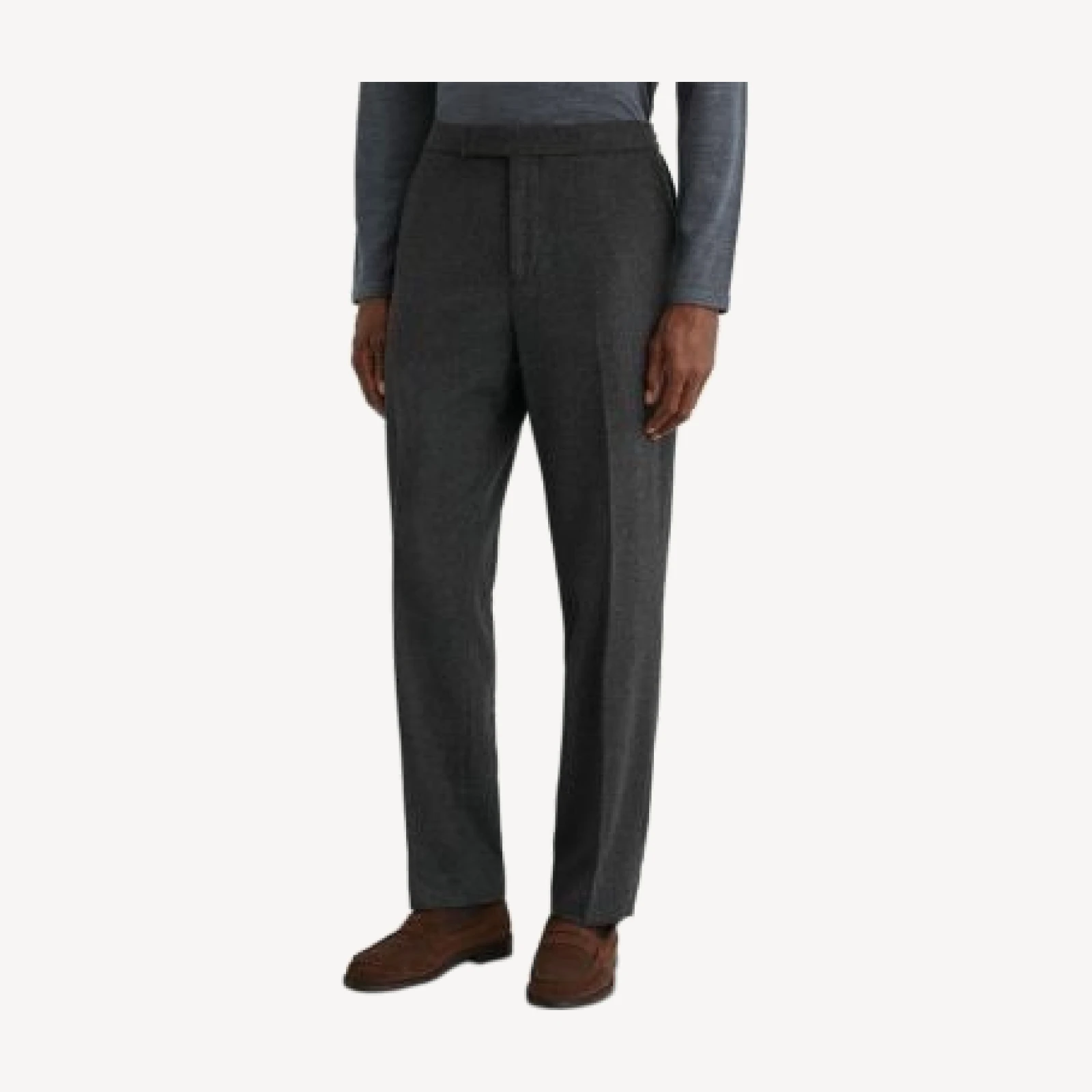 Reiss Found Tailored Fit Flannel Suit Trousers